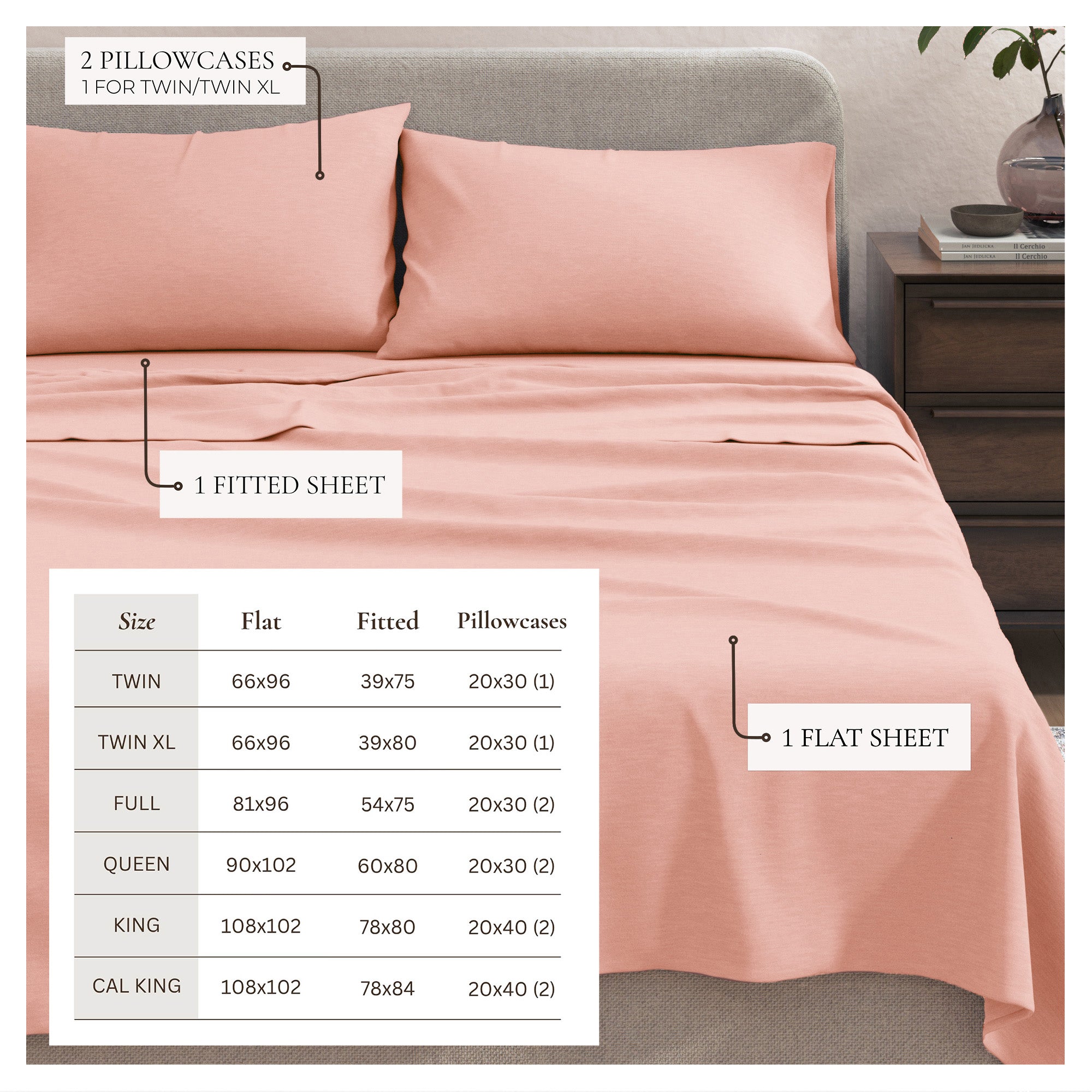 Cotton Heathered Melange Jersey Knit Sheet Set