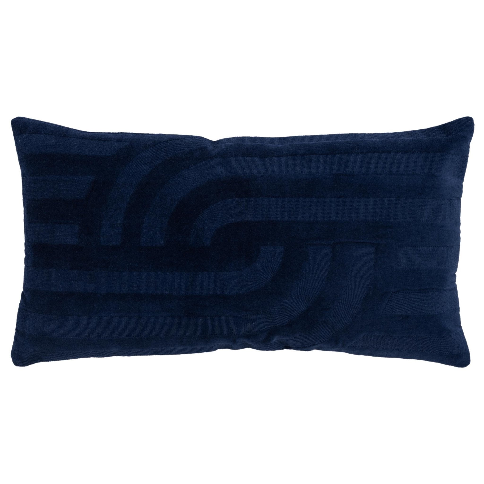 Embroidered 100% Cotton Abstract Decorative Throw Pillow - Lumbar Pillows