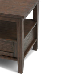 Eon Solid Wood End Table with Drawer - End Tables