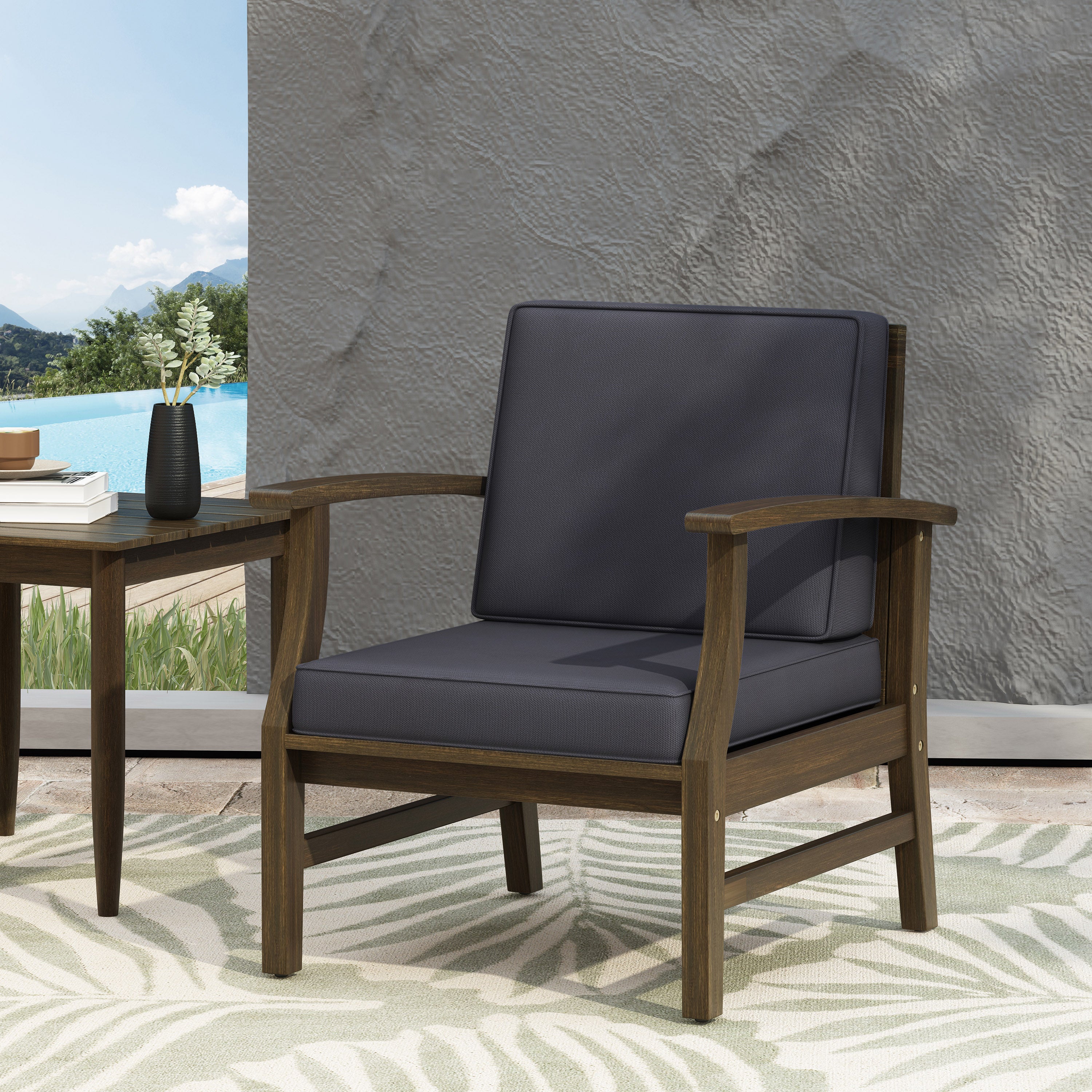 Perla Outdoor Club Chair