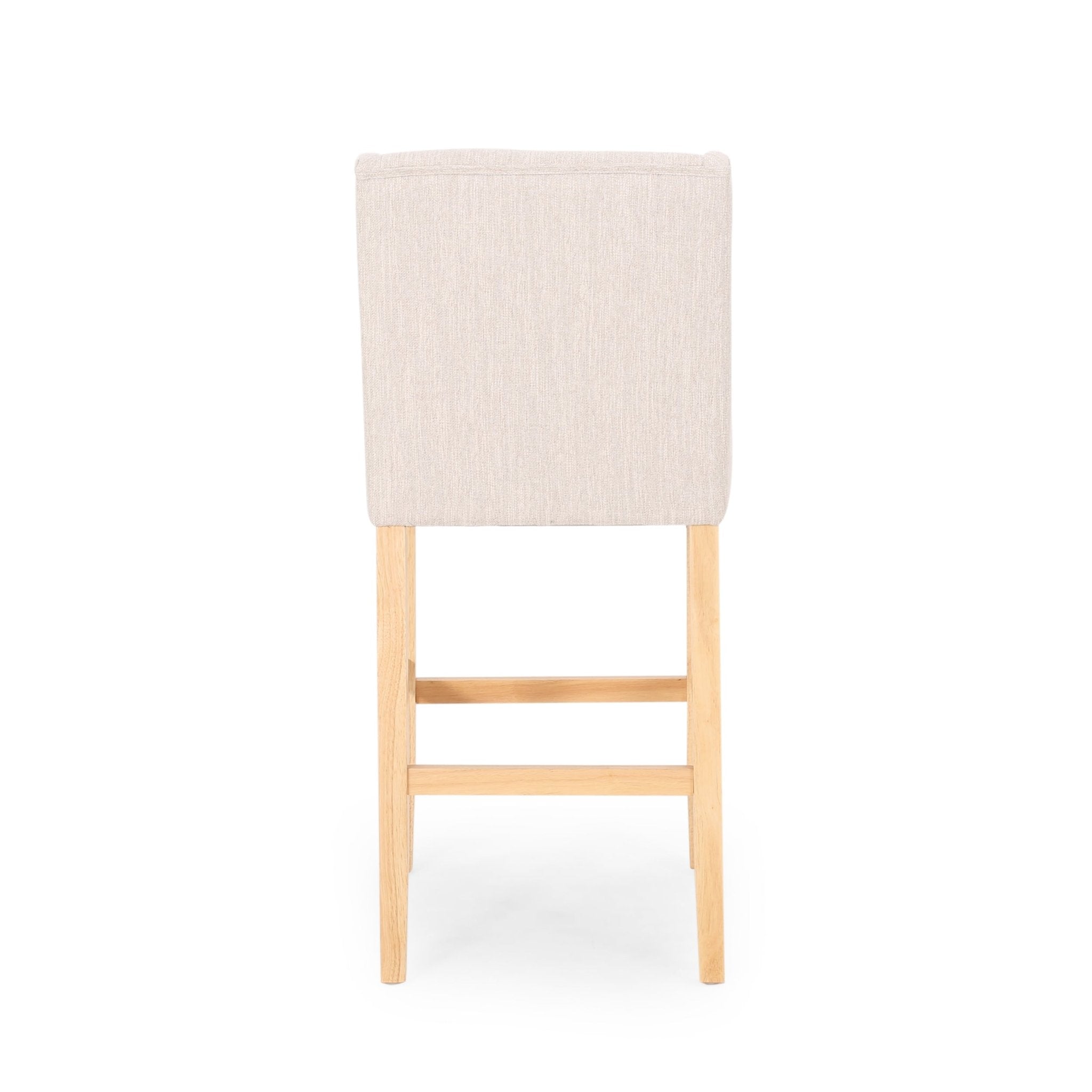 Ethereon Fabric Tufted Counter Stool, Set of 2 - Counter Stools
