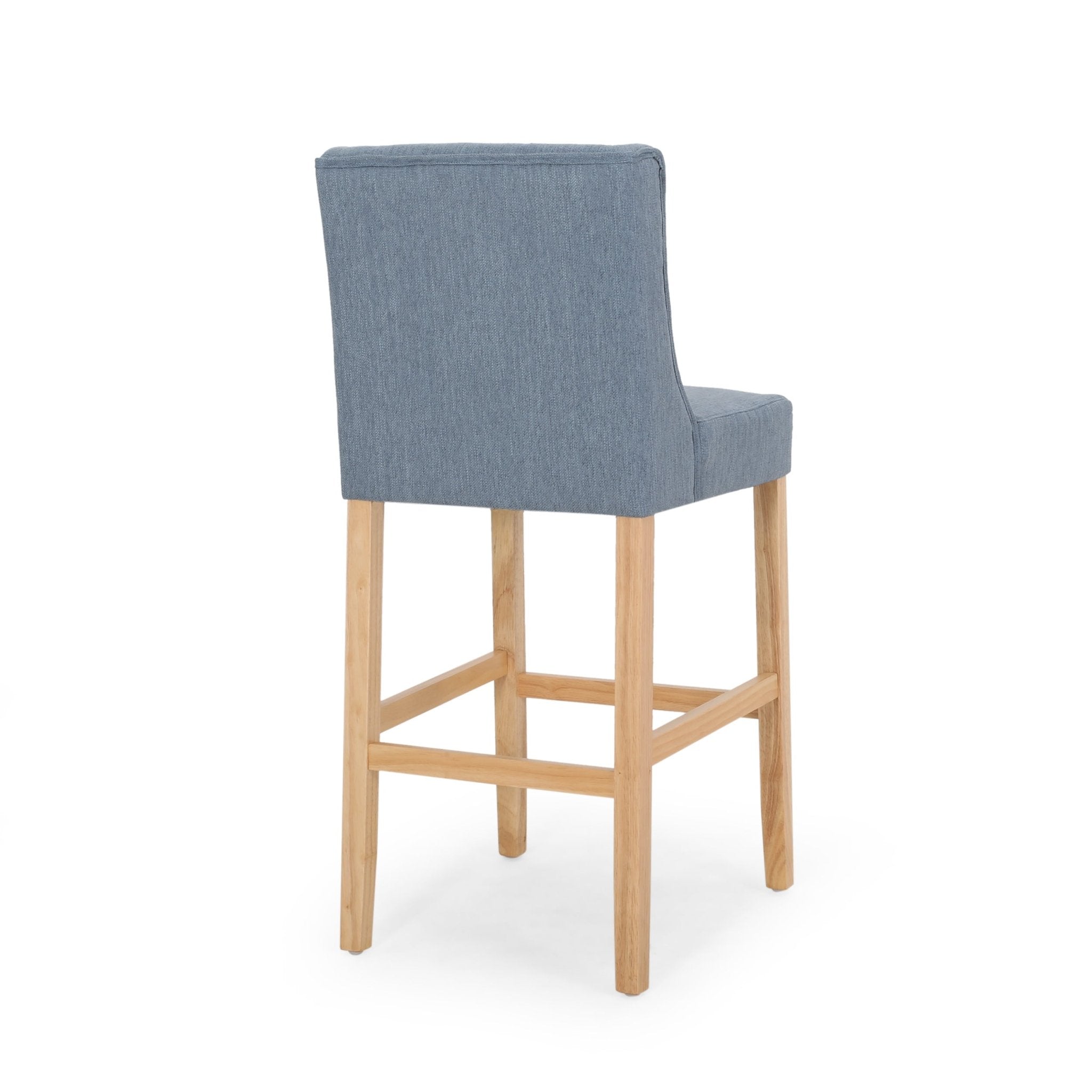 Ethereon Fabric Tufted Counter Stool, Set of 2 - Counter Stools