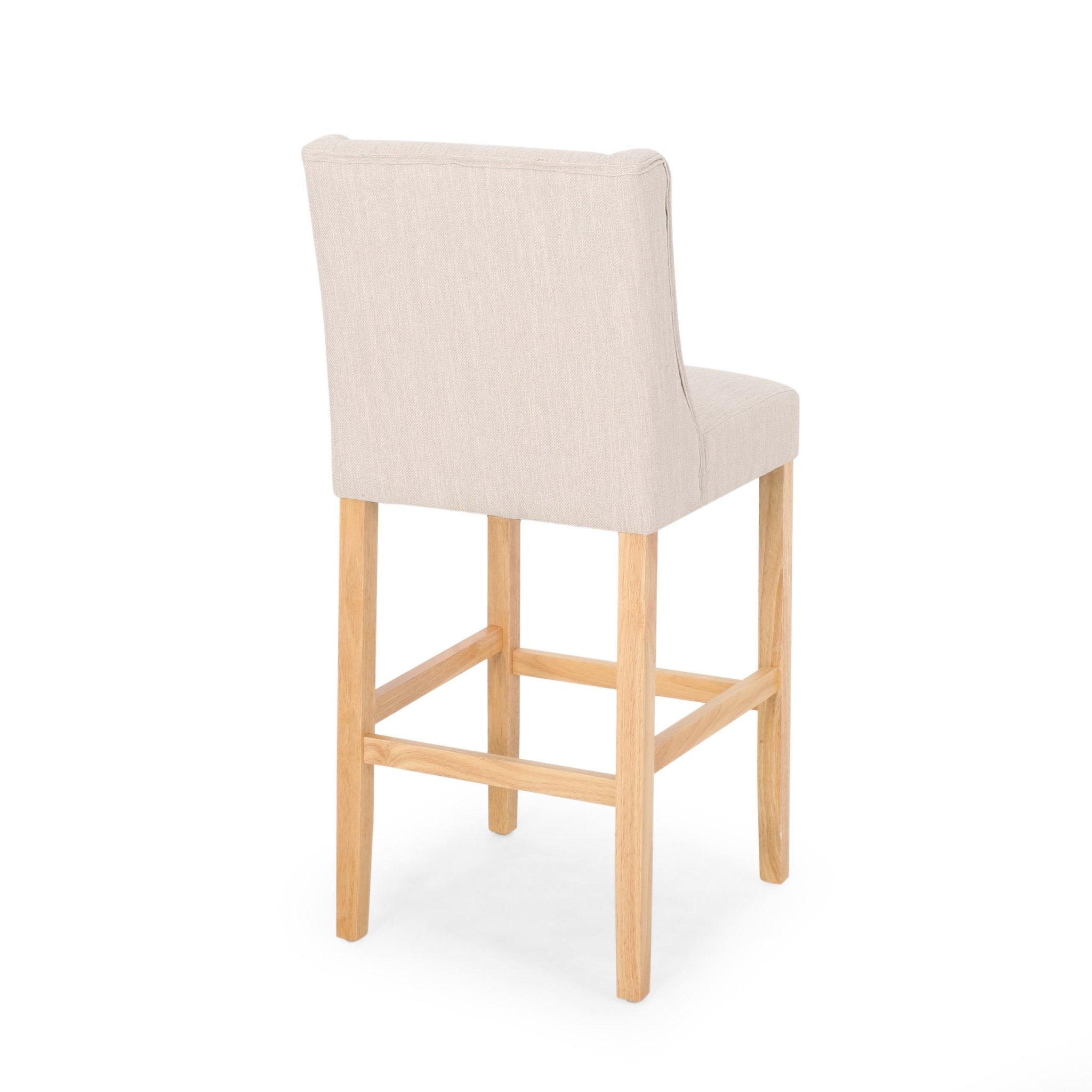 Ethereon Fabric Tufted Counter Stool, Set of 2 - Counter Stools