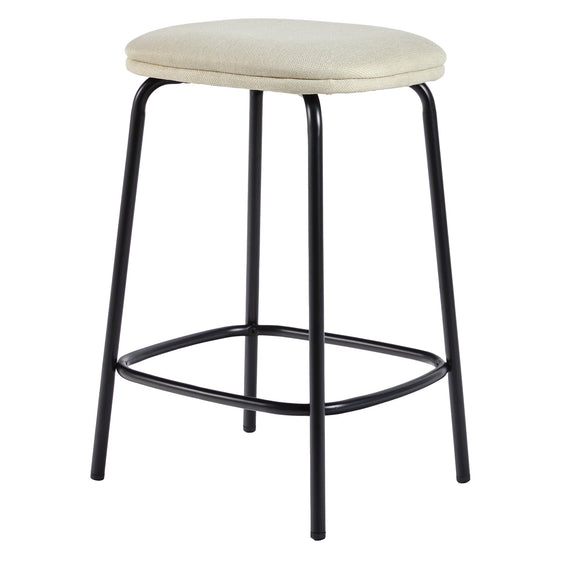 Ethereonica Simple Counter Stool with Upholstered Seat, Set of 2 - Counter Stool