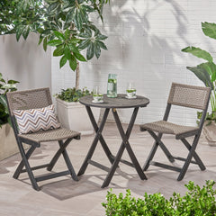 Evergreen Outdoor Dining Set with Dining Table and 2 Chair - Outdoor Dining