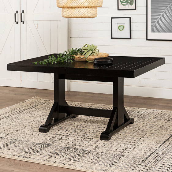 Extendable Trestle Dining Table - Dining Tables