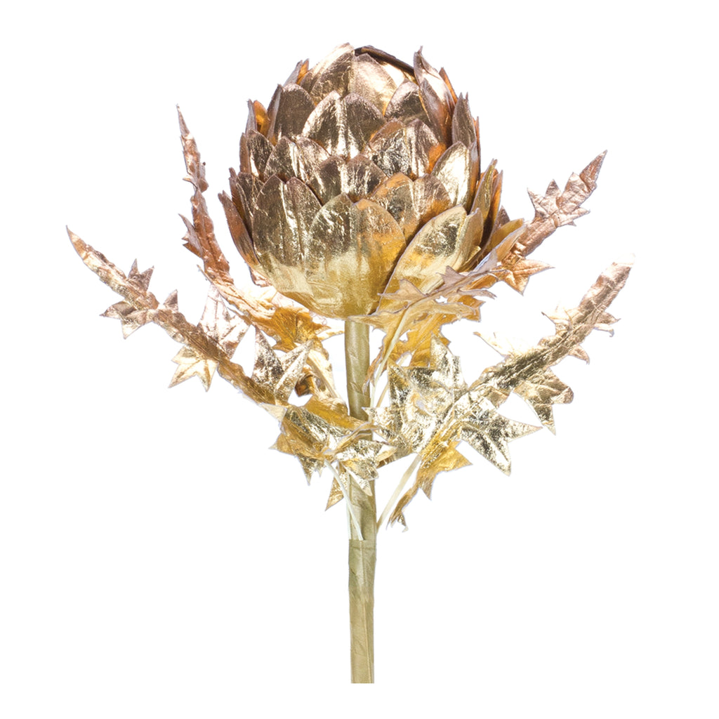 Metallic-Artichoke-Stem-(set-of-2)-Faux-Florals