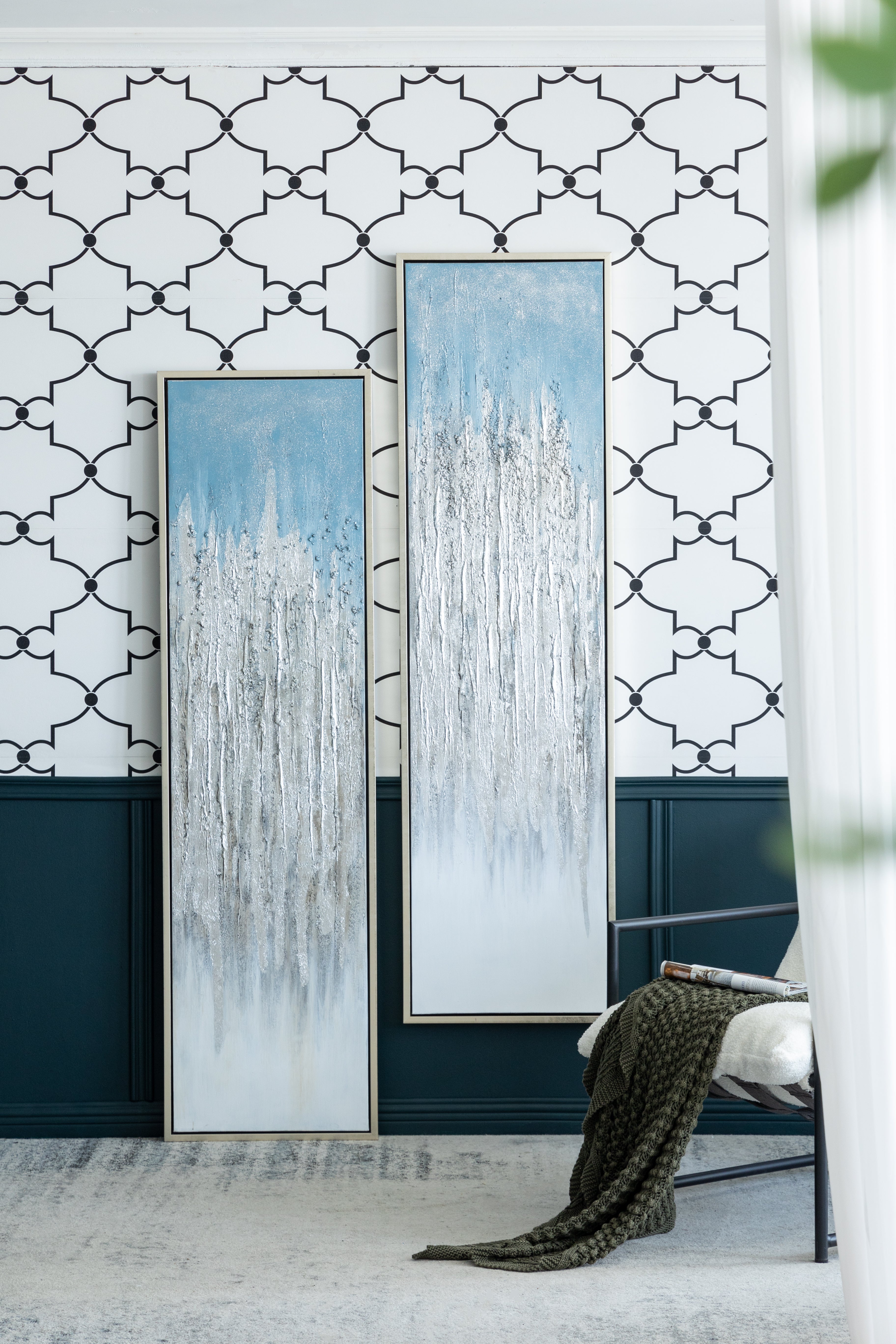 Dhalia Ombre Wall Art
