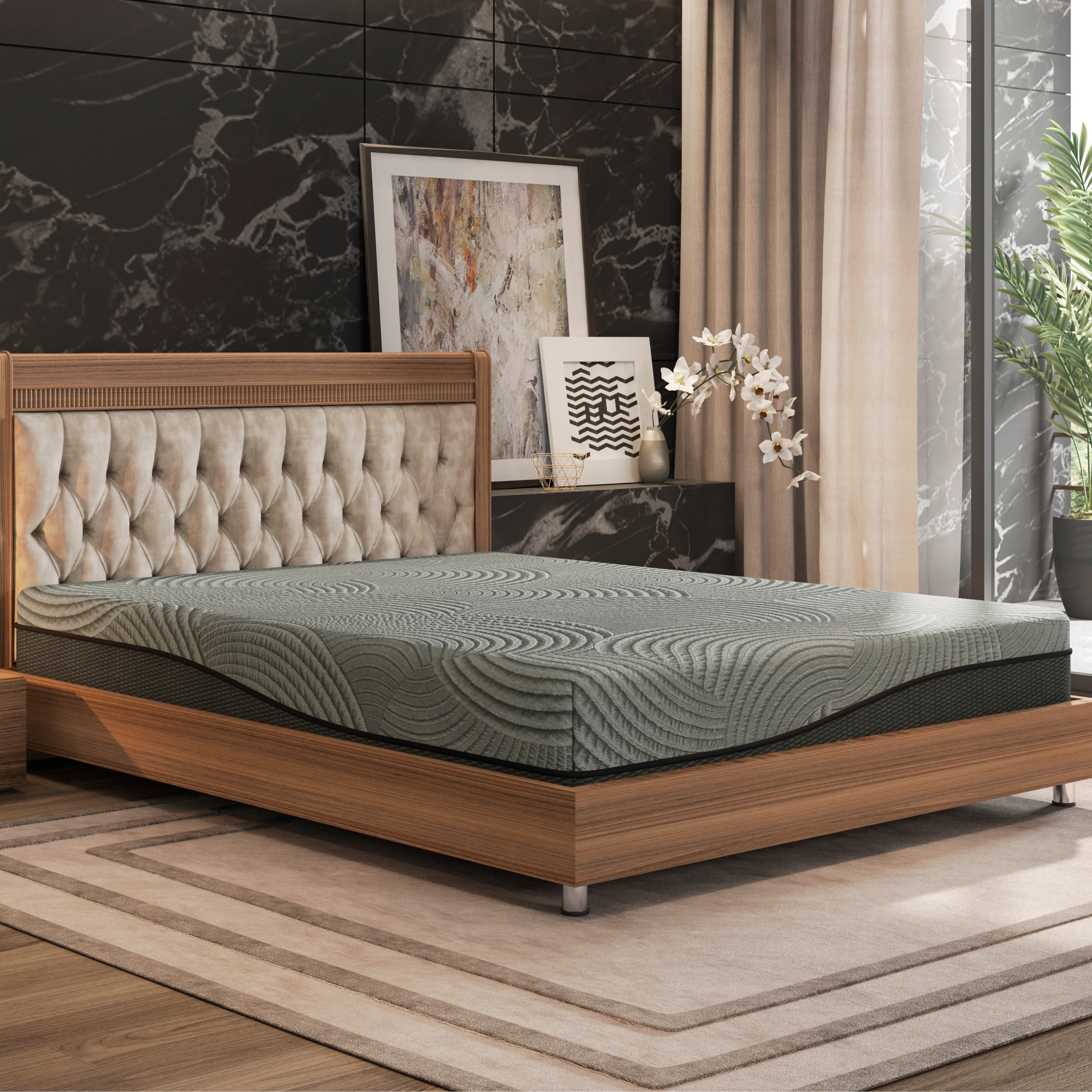 BedTech Gel Max 10 Inch Medium Firm Mattress