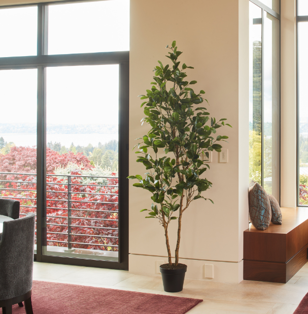 Faux Lemon Tree, 7 ft