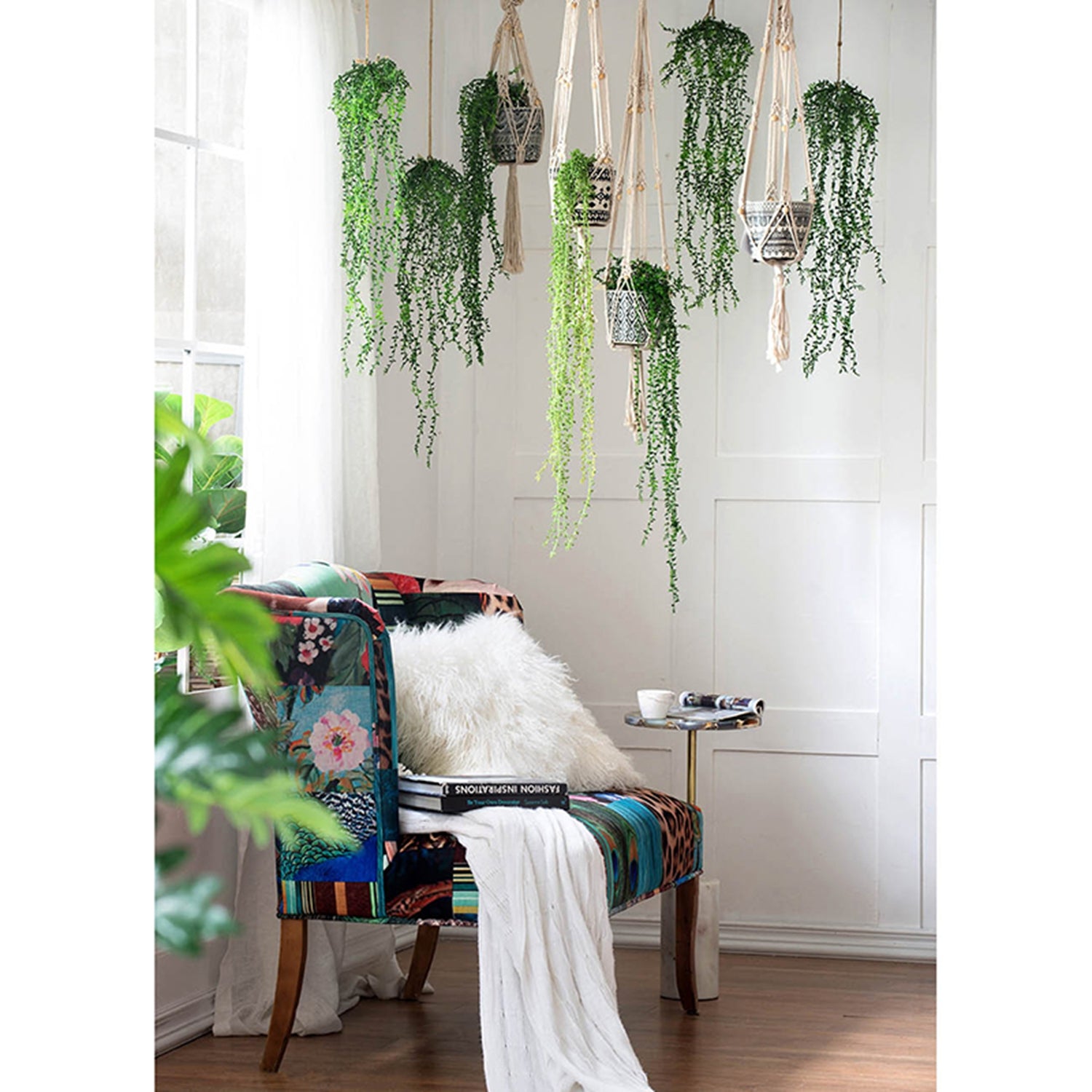 Vesta Bird Collage Print Settee
