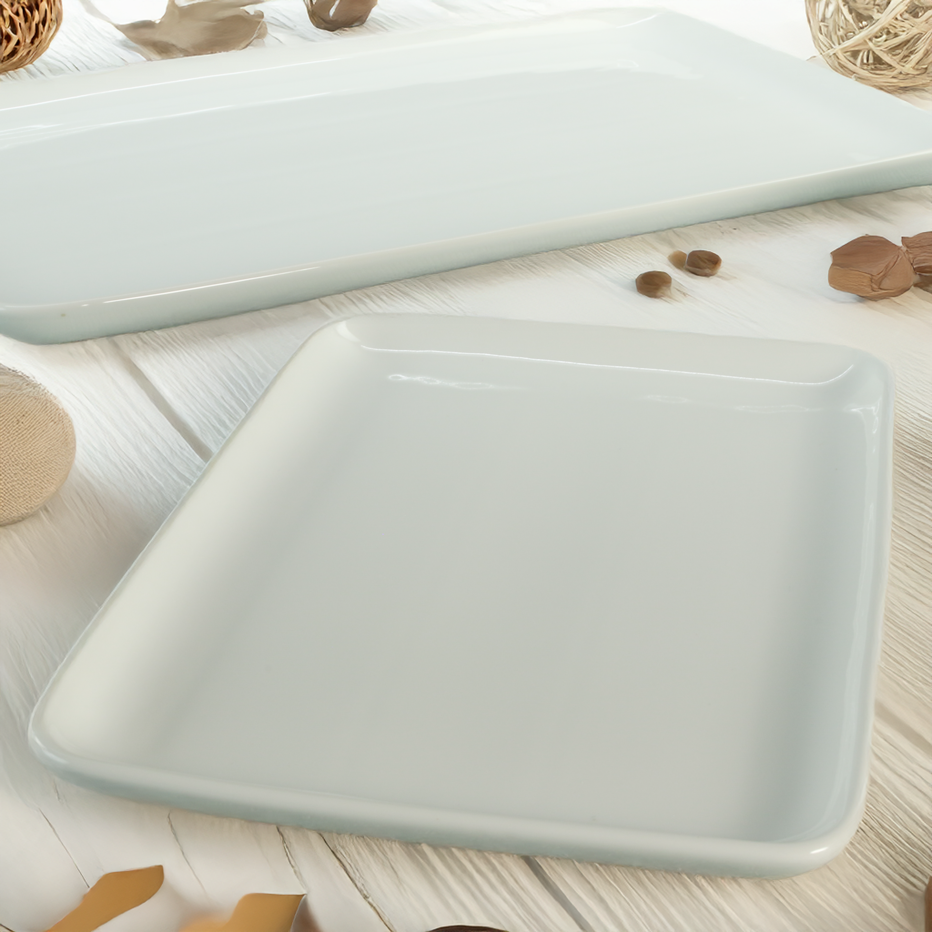 2-Piece Vail Rectangular Platter Set, Rectangular Platter, 10.375", Rectangular Platter, 16"