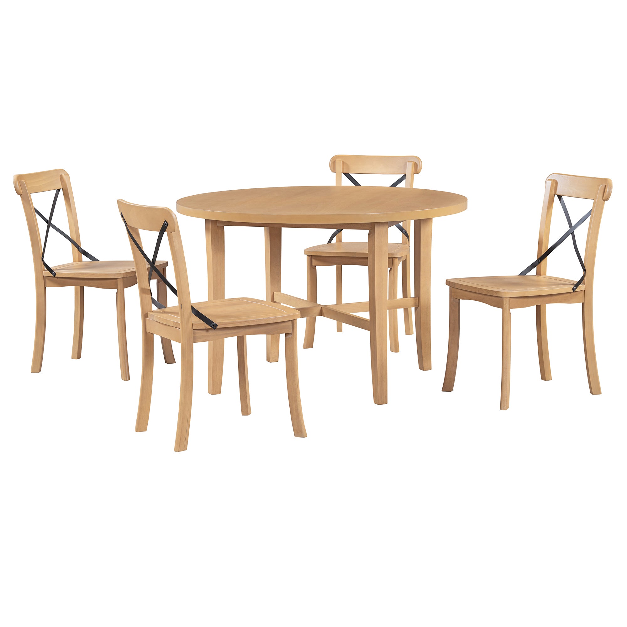 5-Piece Farmhouse Dining Set