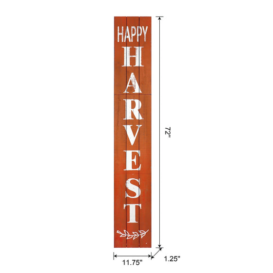Happy-Harvest-Wood-Porch-Sign-orange-11.75in-Orange-decorative