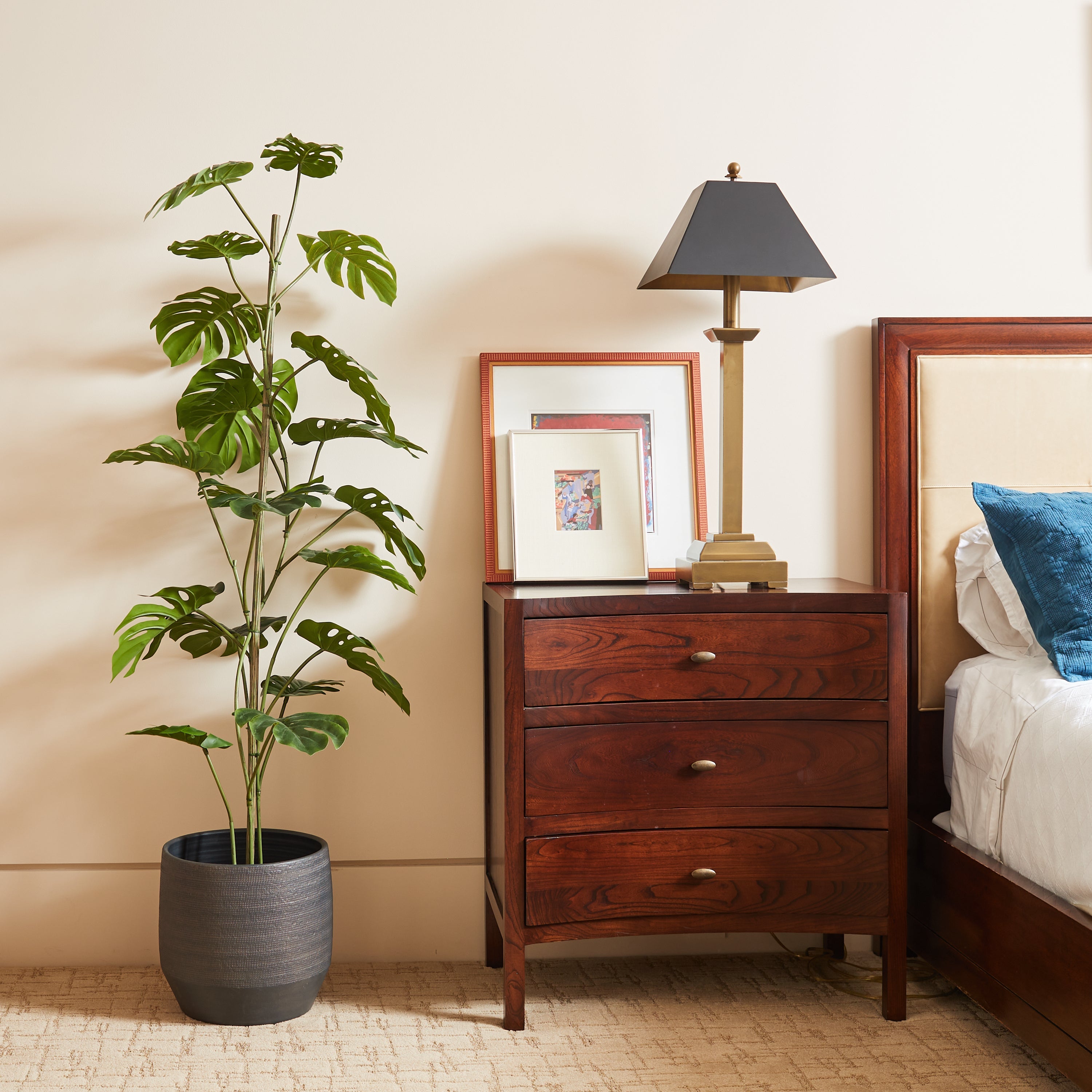 Faux Potted Monstera Tree, 5 ft