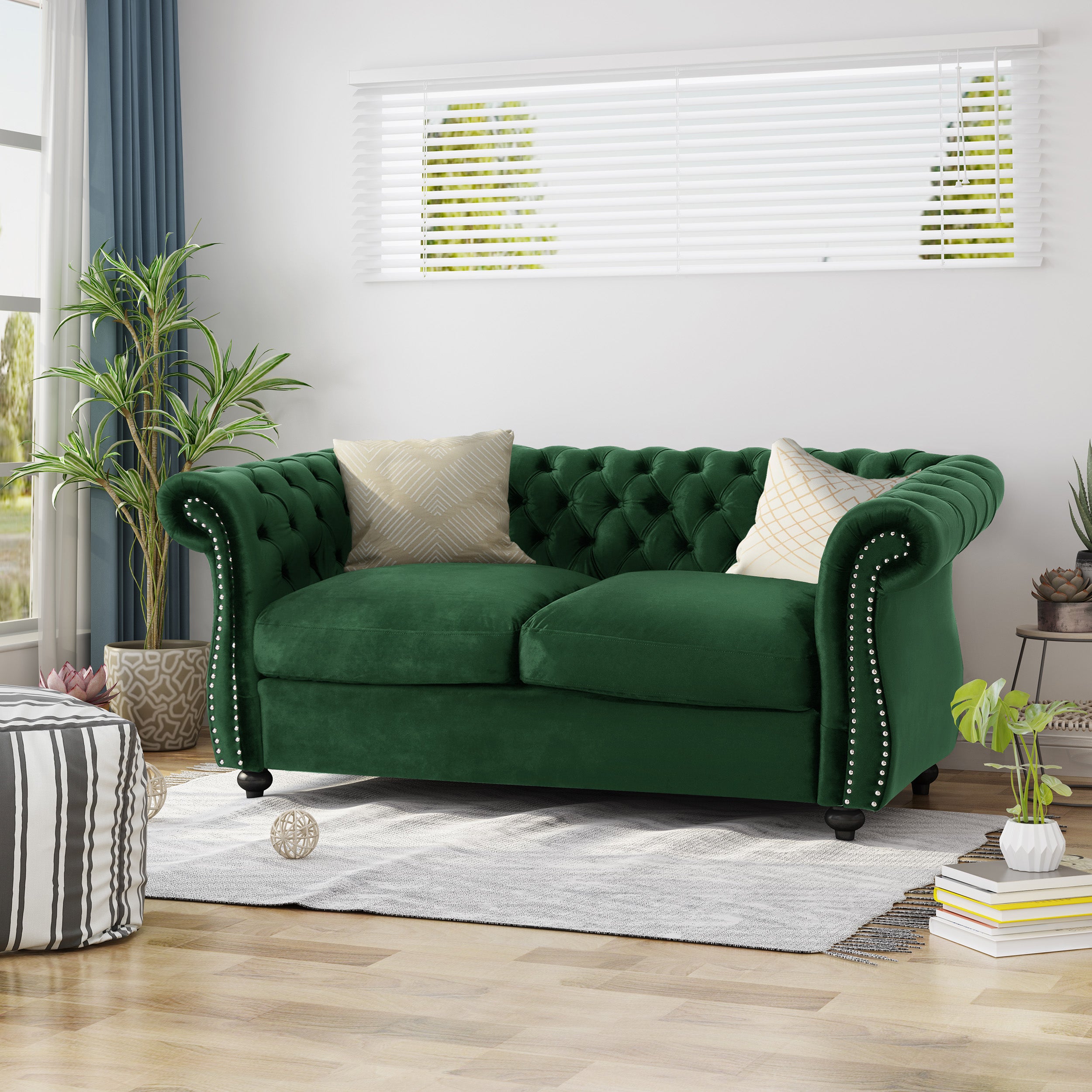 Chesterfield Style Loveseat