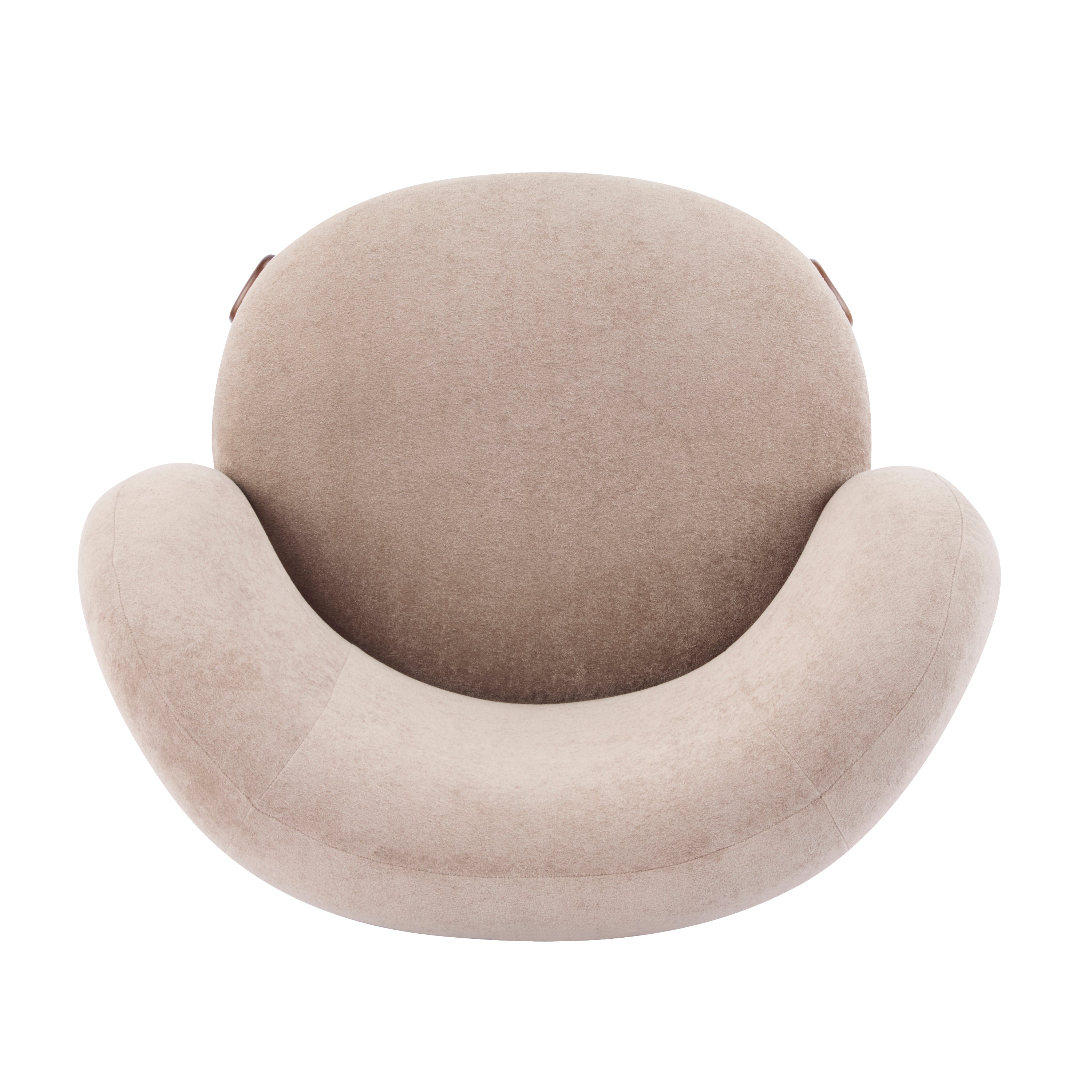 Modern Cozy Wingback Accent Arm Chair with Wooden Feet