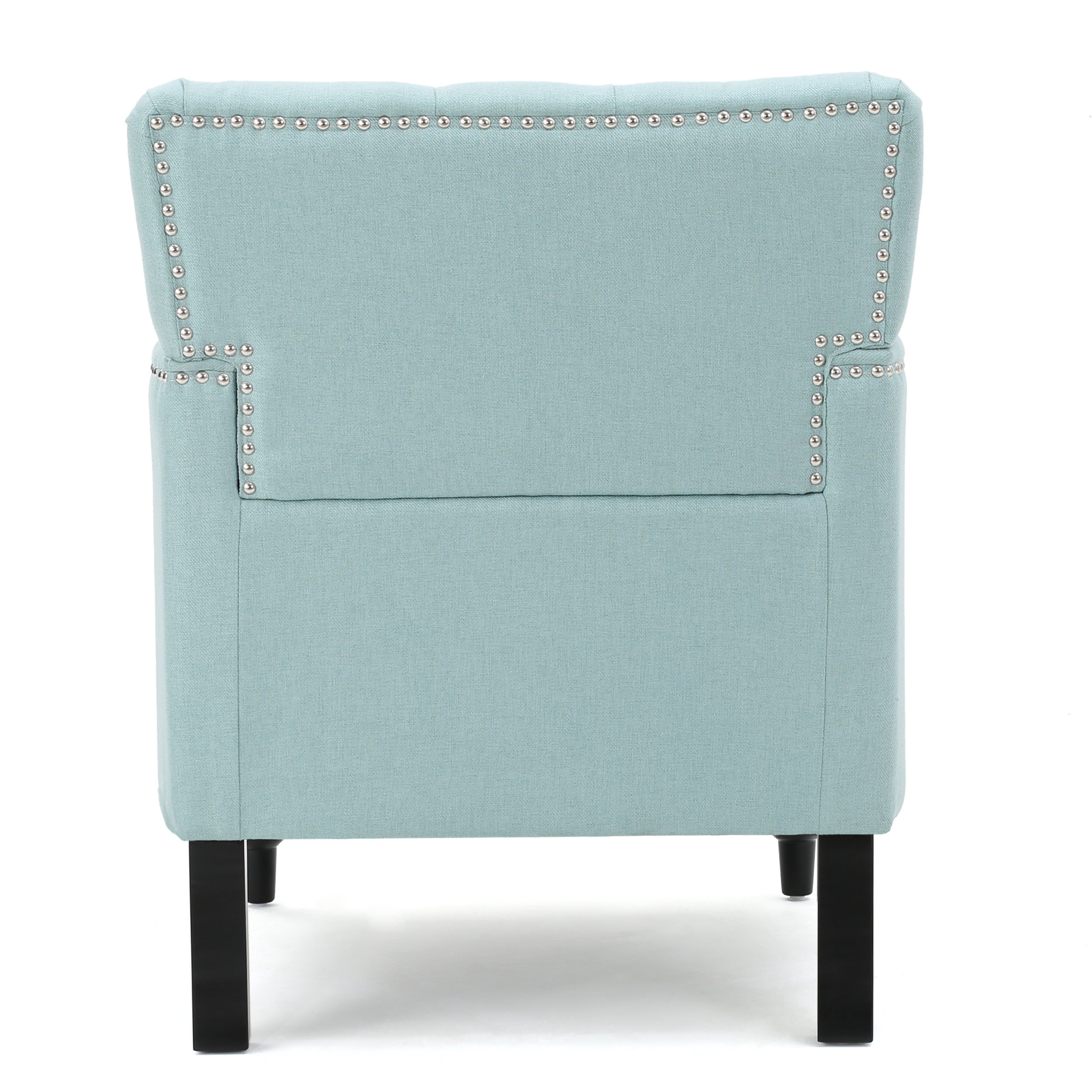 Harrison Tufted Club Chair with Button Tufting and Nailhead Trim