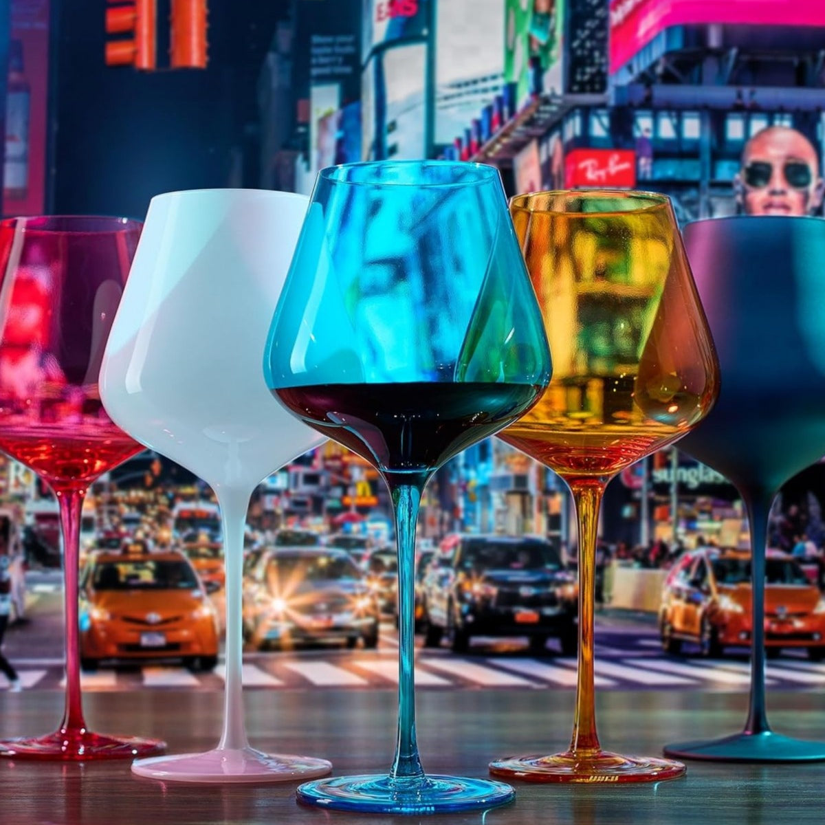 New York City Glasses Set of 5