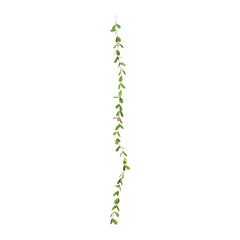 Fabric-Mistletoe-String-Garland-(set-of-2)-Green-Faux-Florals