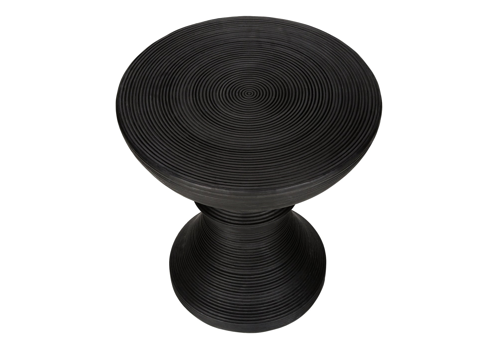Modern Transitional Pedestal Indoor Outdoor Accent Table