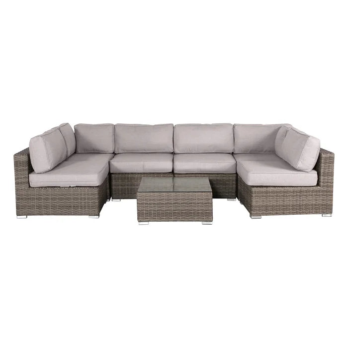 Luxury All-Weather Wicker Outdoor Patio Sofa Set