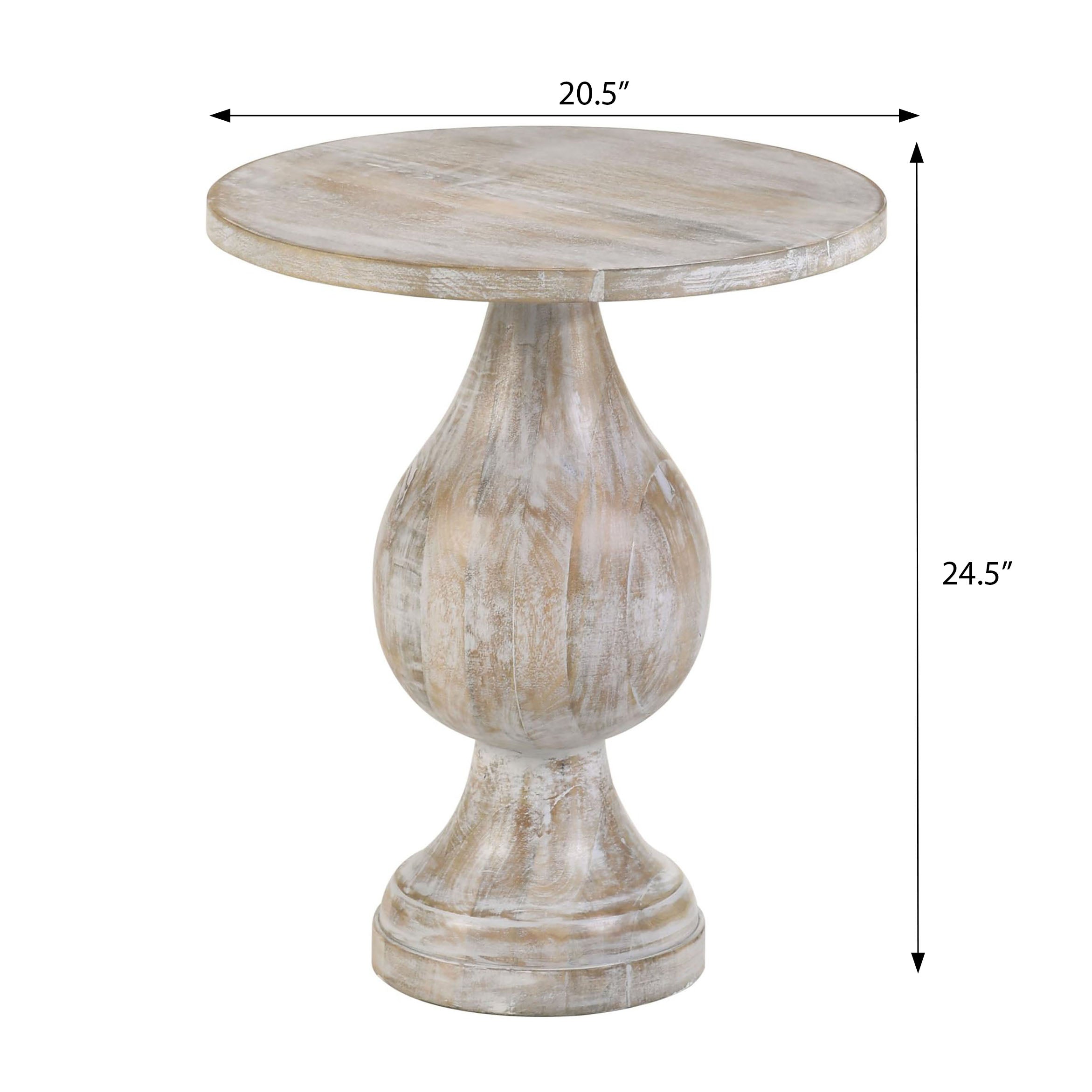 Pedestal Accent Table