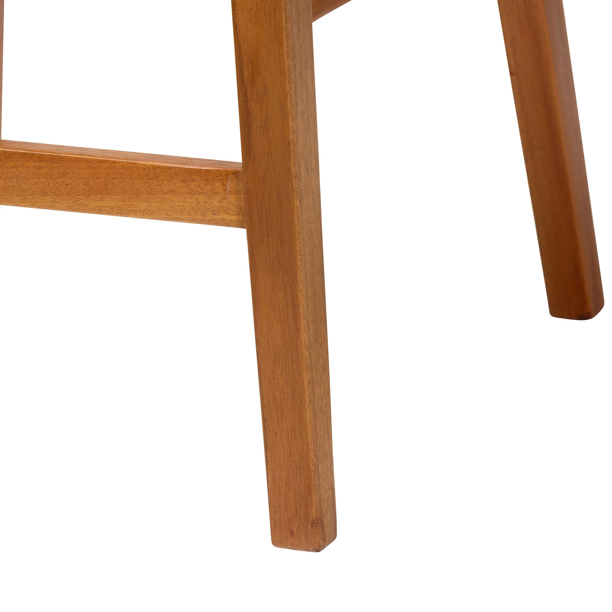 Alexandra Rattan and Wood Bar Stool
