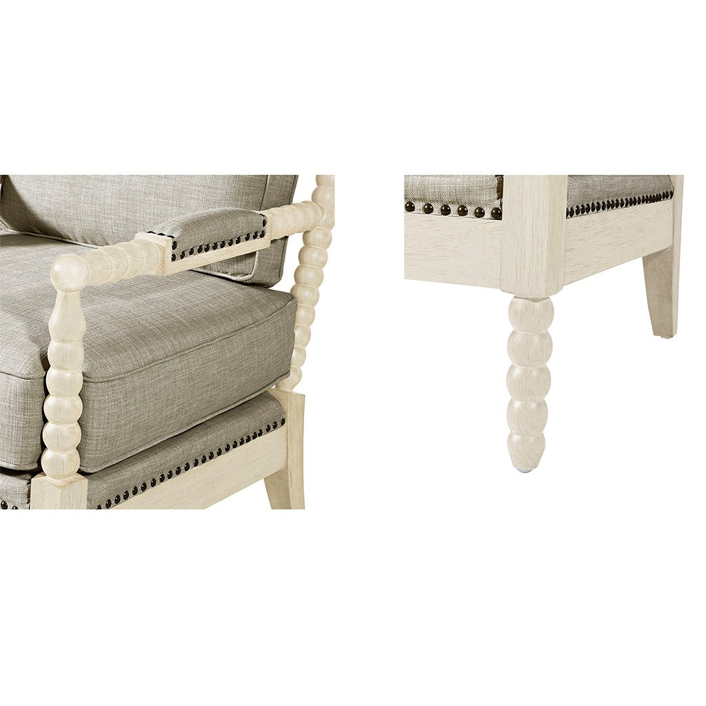 Automata Arm Chair with Open-Back Spindle and Turned Design
