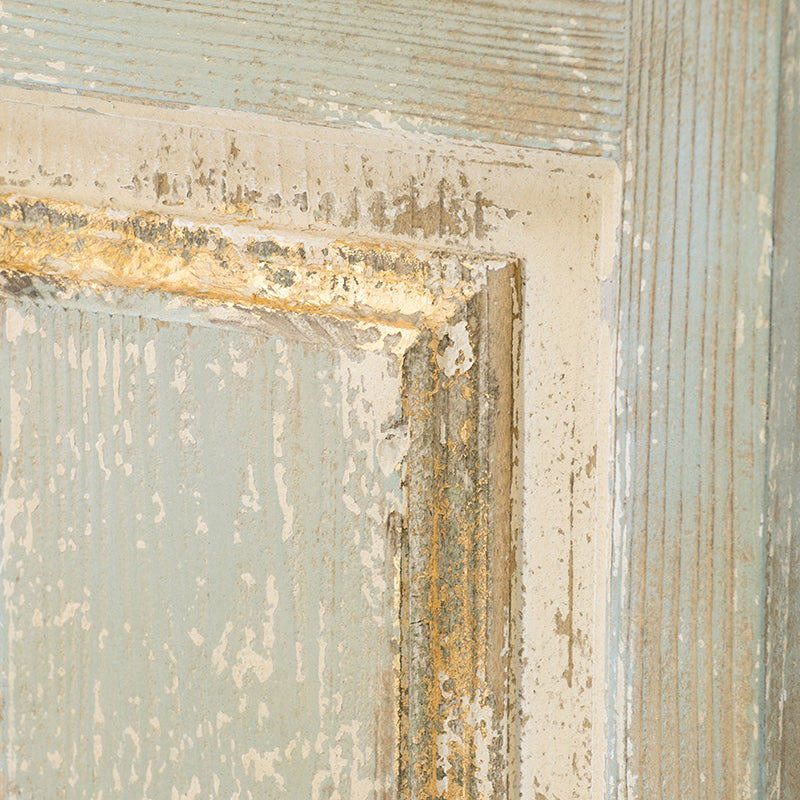 Wooden Rectangle Wall Decor with Scroll Details