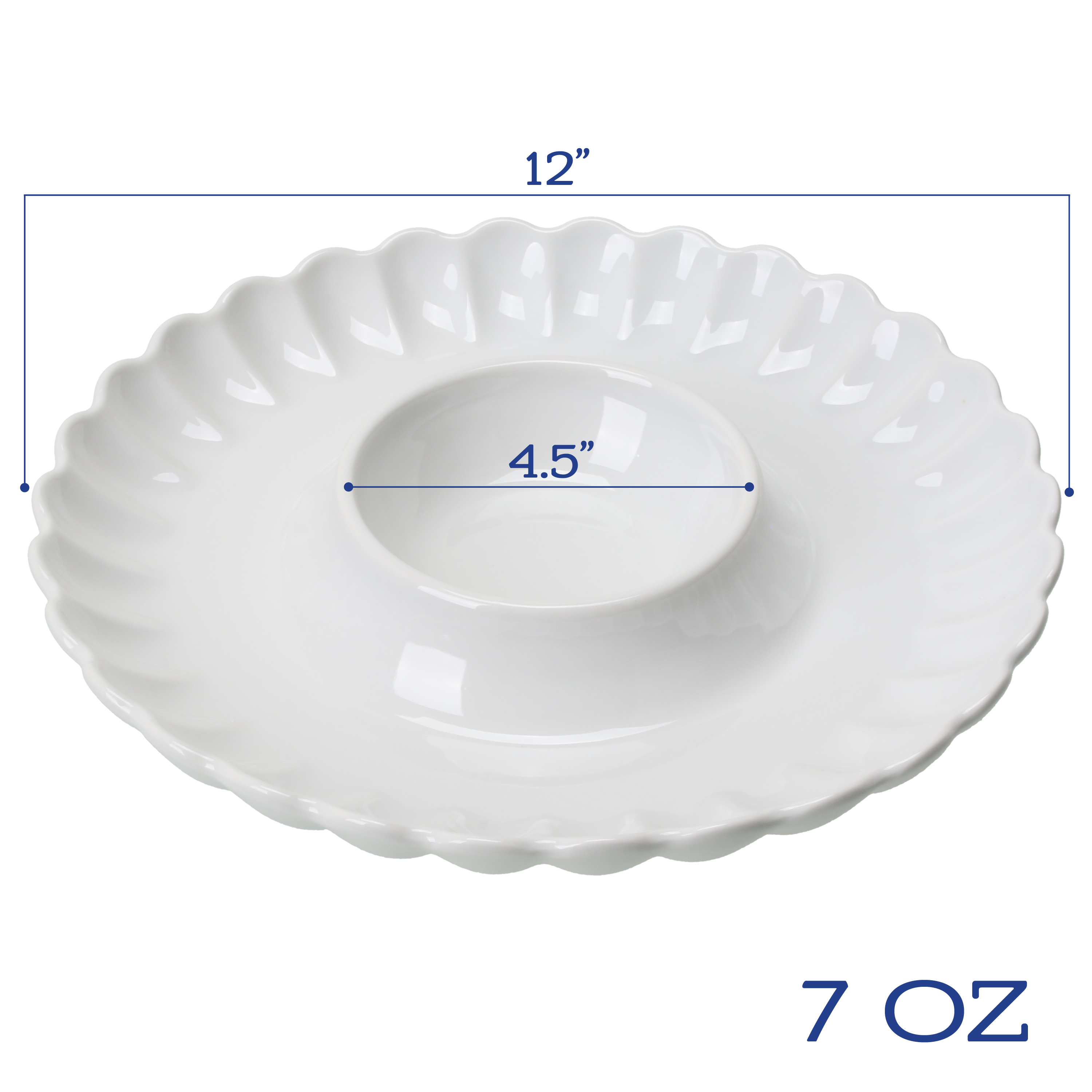 Petal 2 Piece Chip & Dip Set