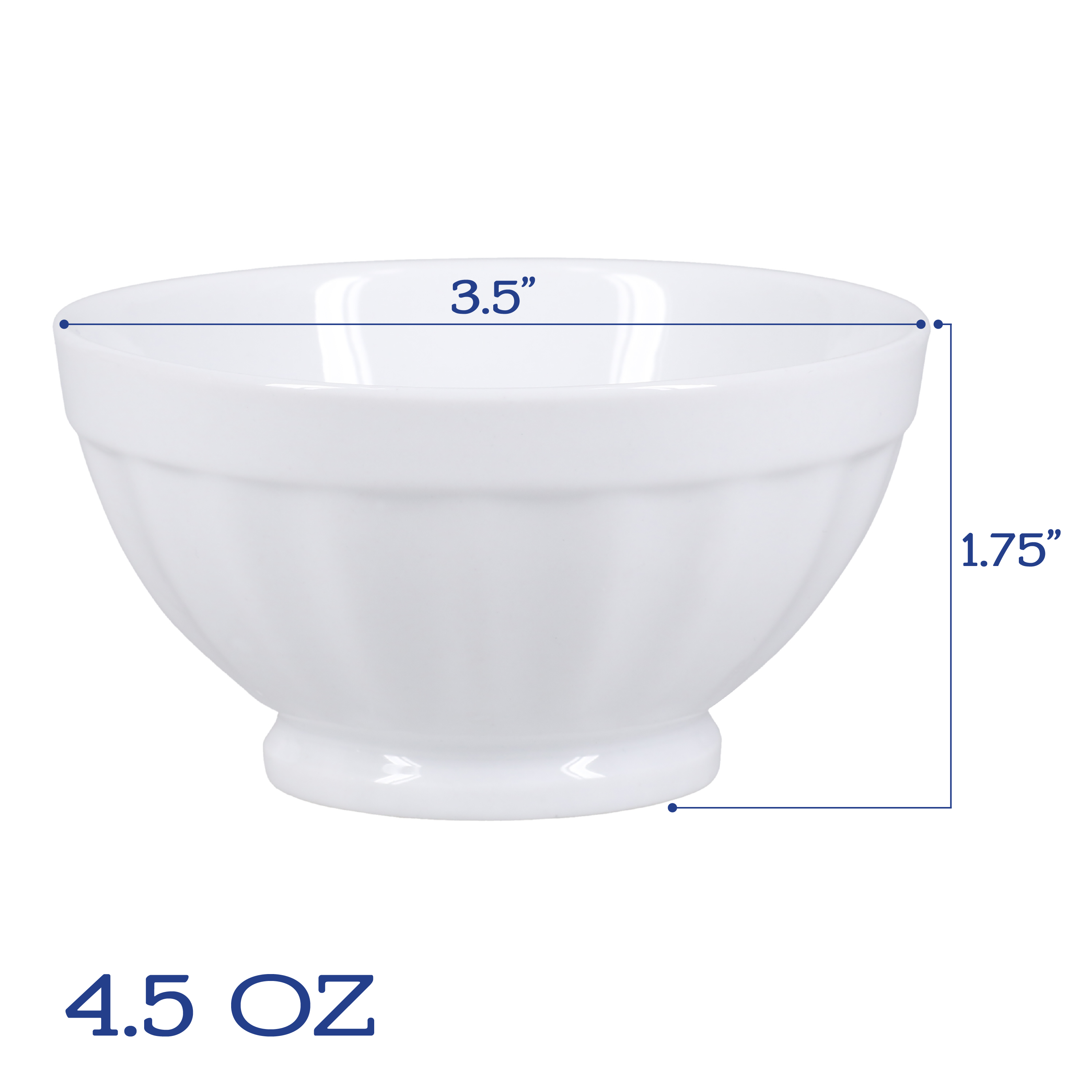 Footed Bowls, Set of 4