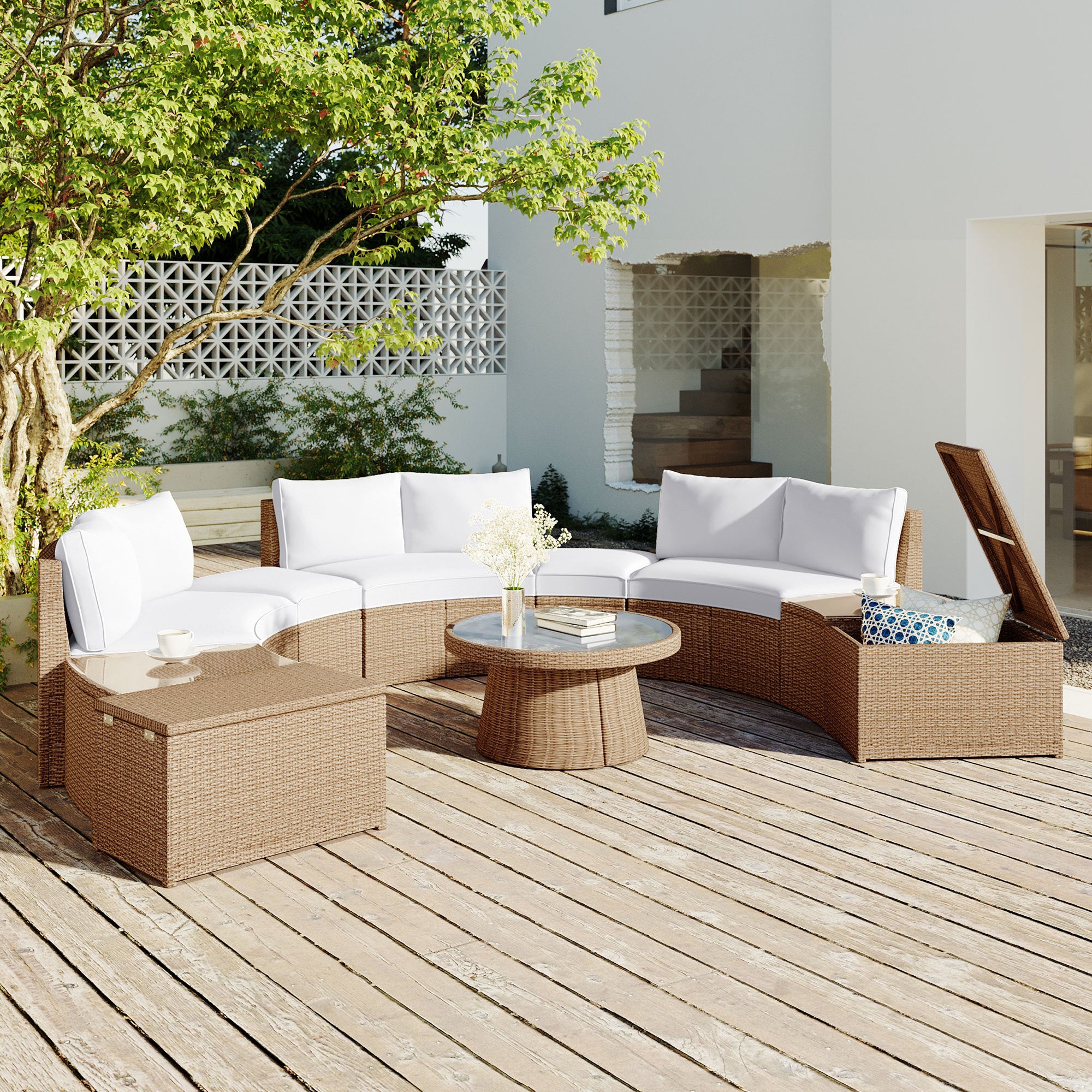 10-Piece Outdoor Sectional