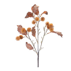 Fall-Leaf-and-Thistle-Spray-(set-of-6)-Brown-Faux-Florals