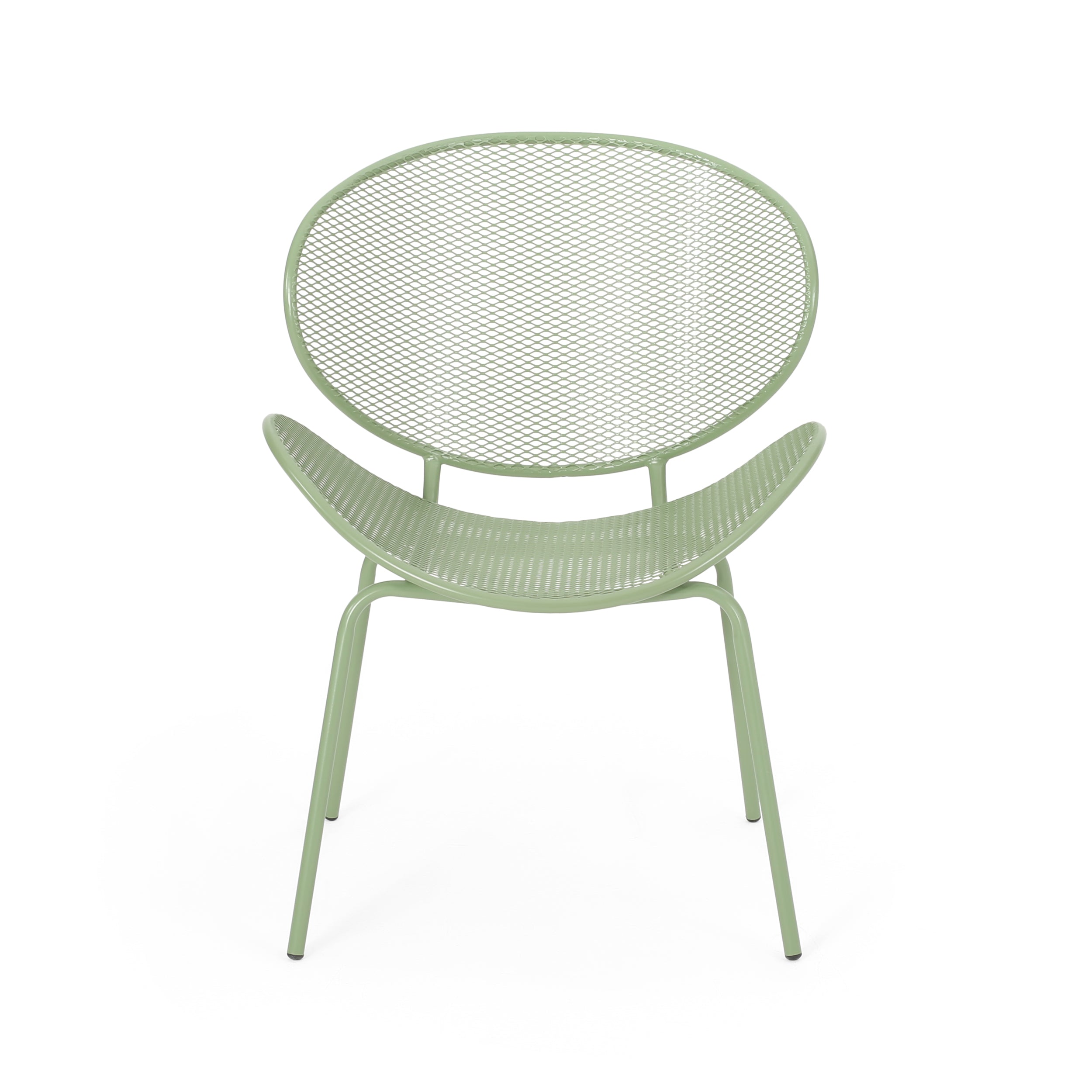 Modern Elba Chair Set With Mesh Seating And Retro Shell Design