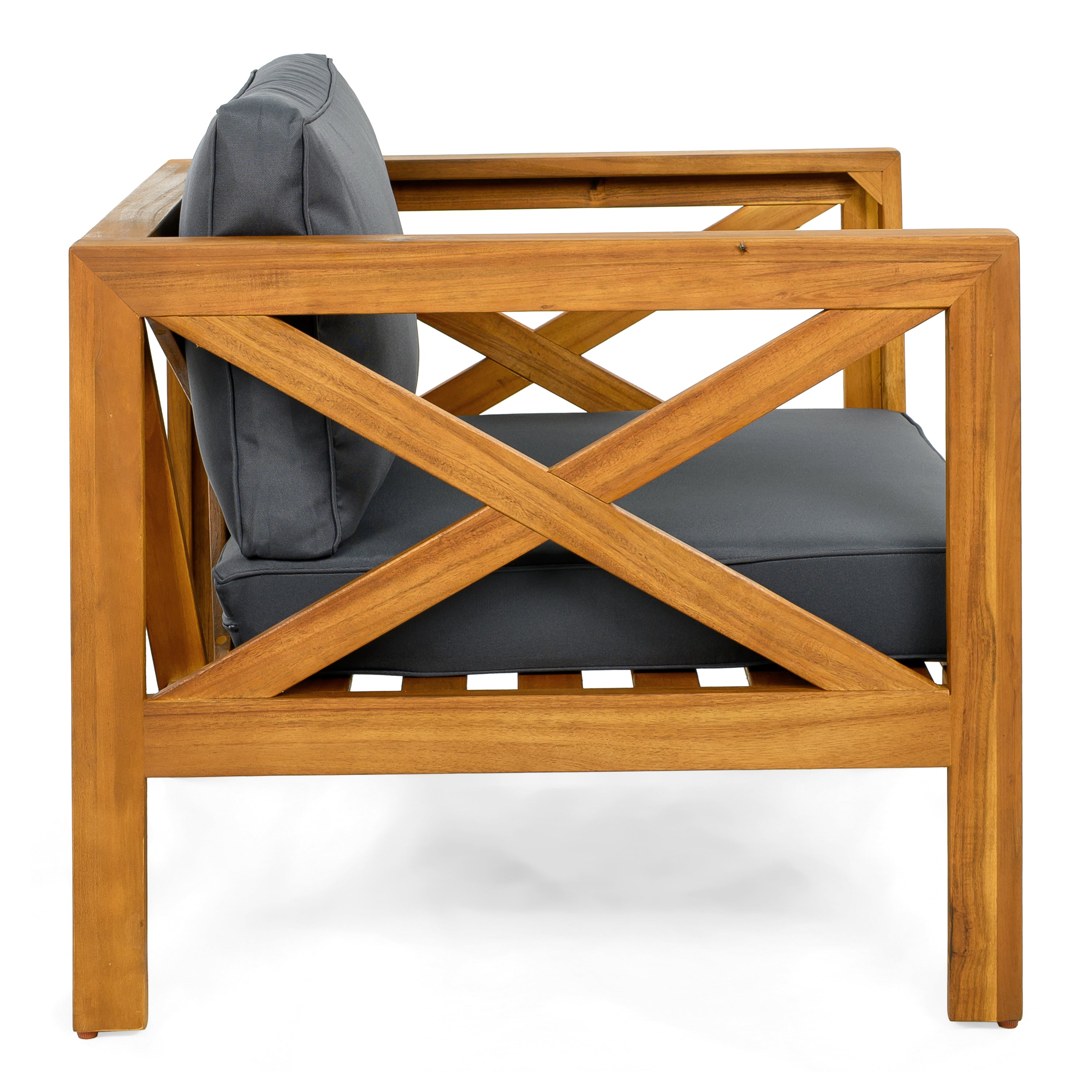 Brava Outdoor 3-Piece Patio Conversation Set