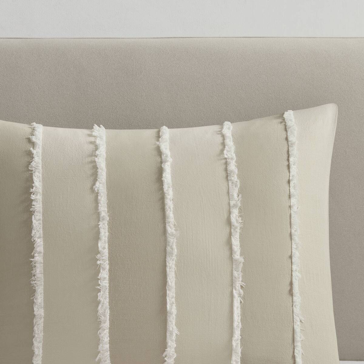 3-Piece Striped Cotton Comforter Set