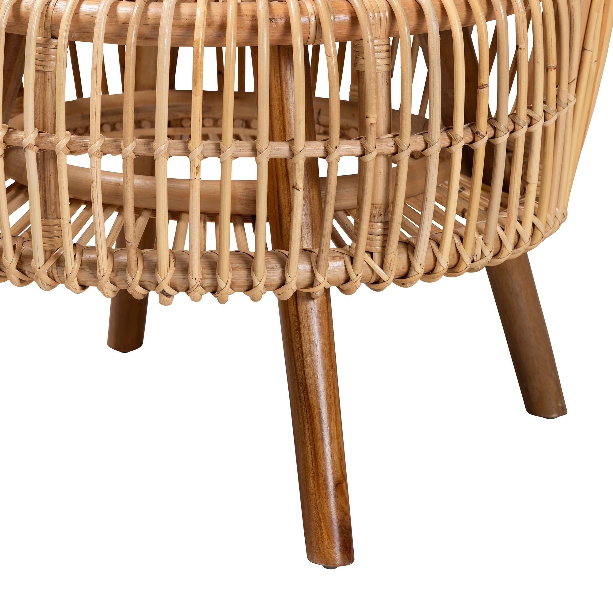 Camellia Rattan Tall Lounge Chair