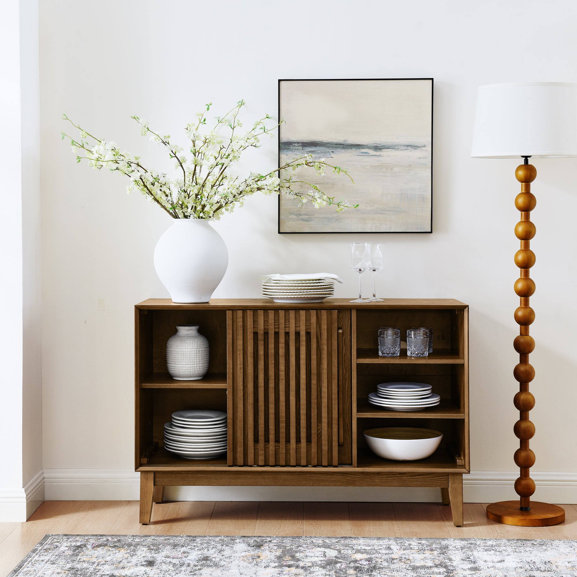 Farmhouse Sideboard Buffet Cabinet