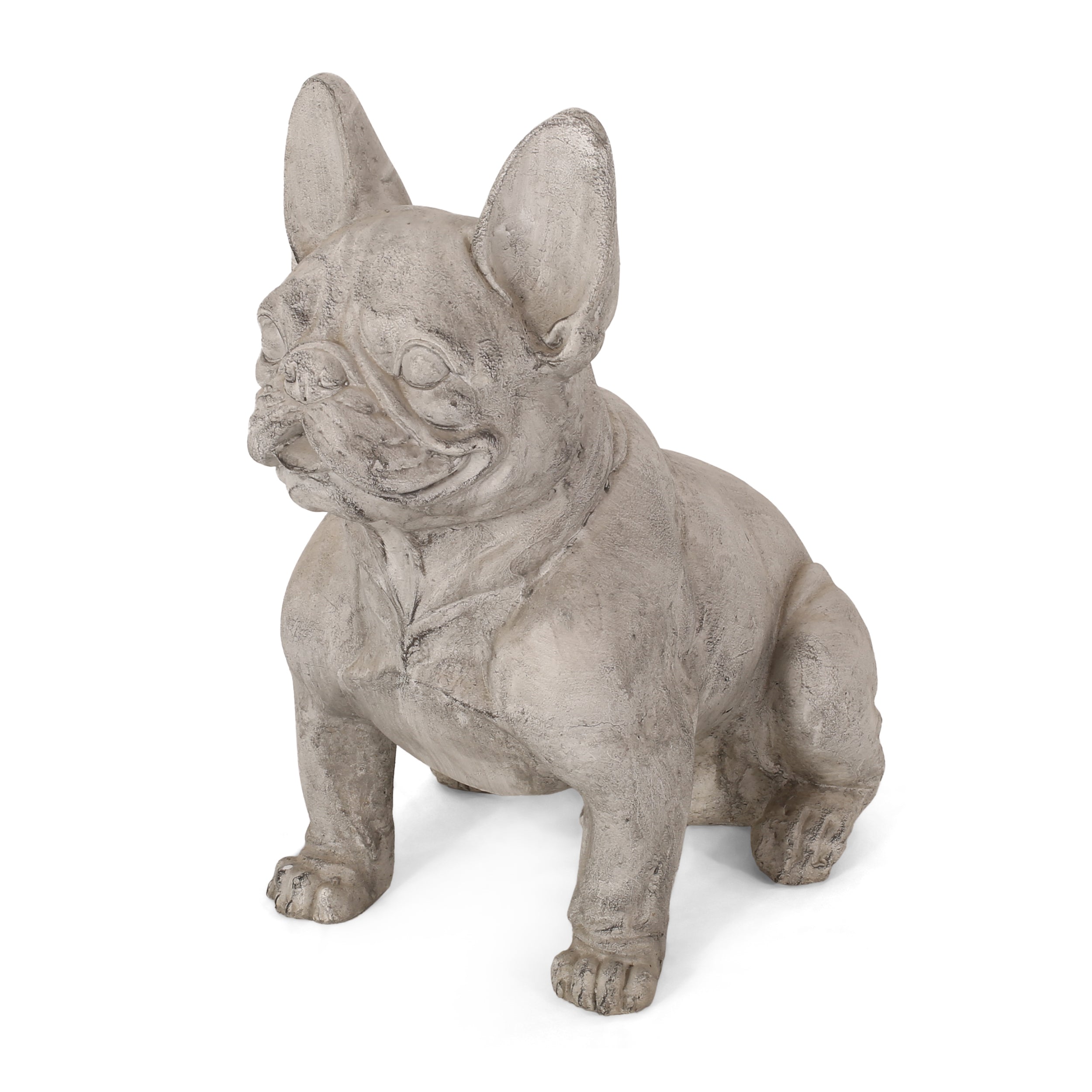 Louise Outdoor French Bulldog Garden Statue