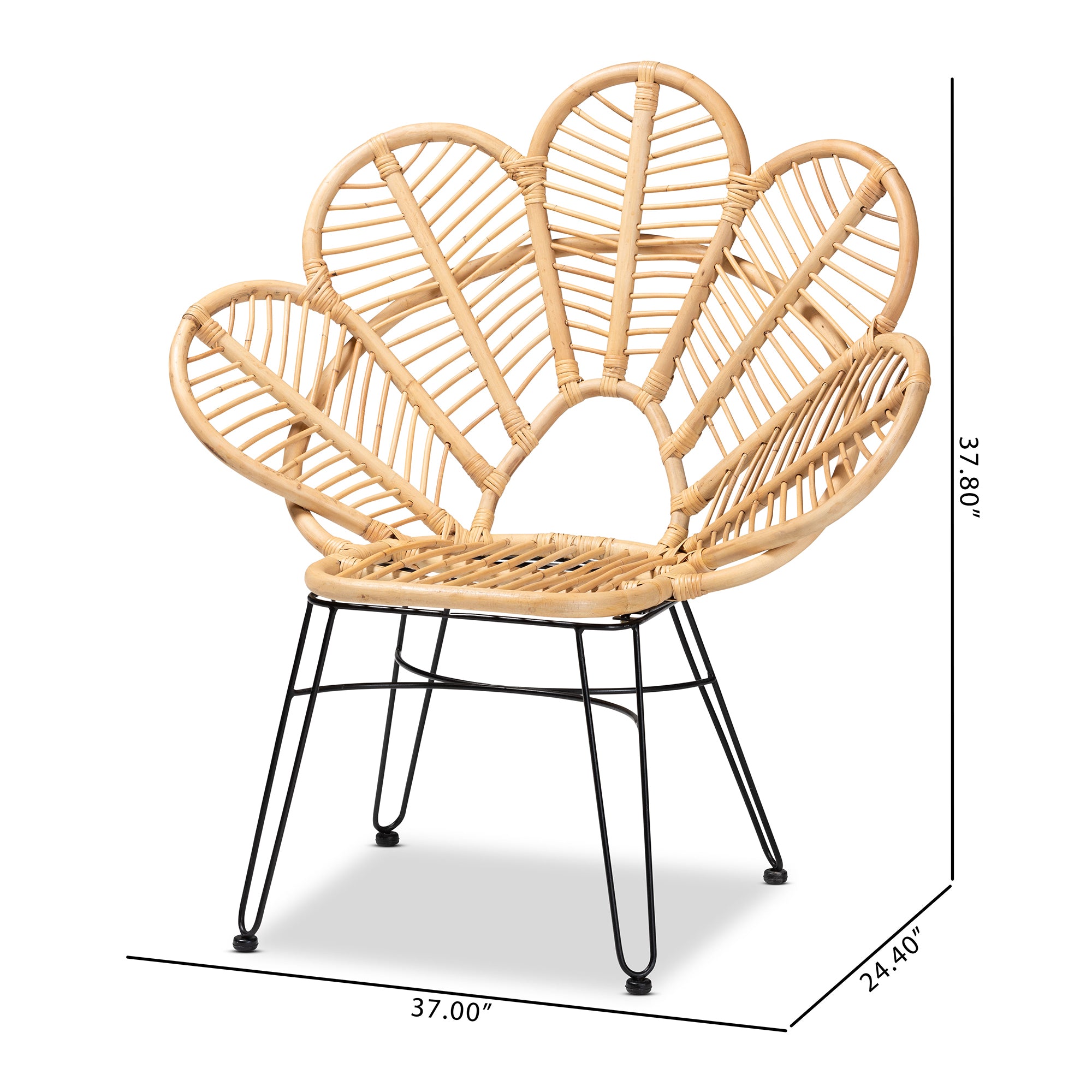 Rikhard Metal Accent Chair