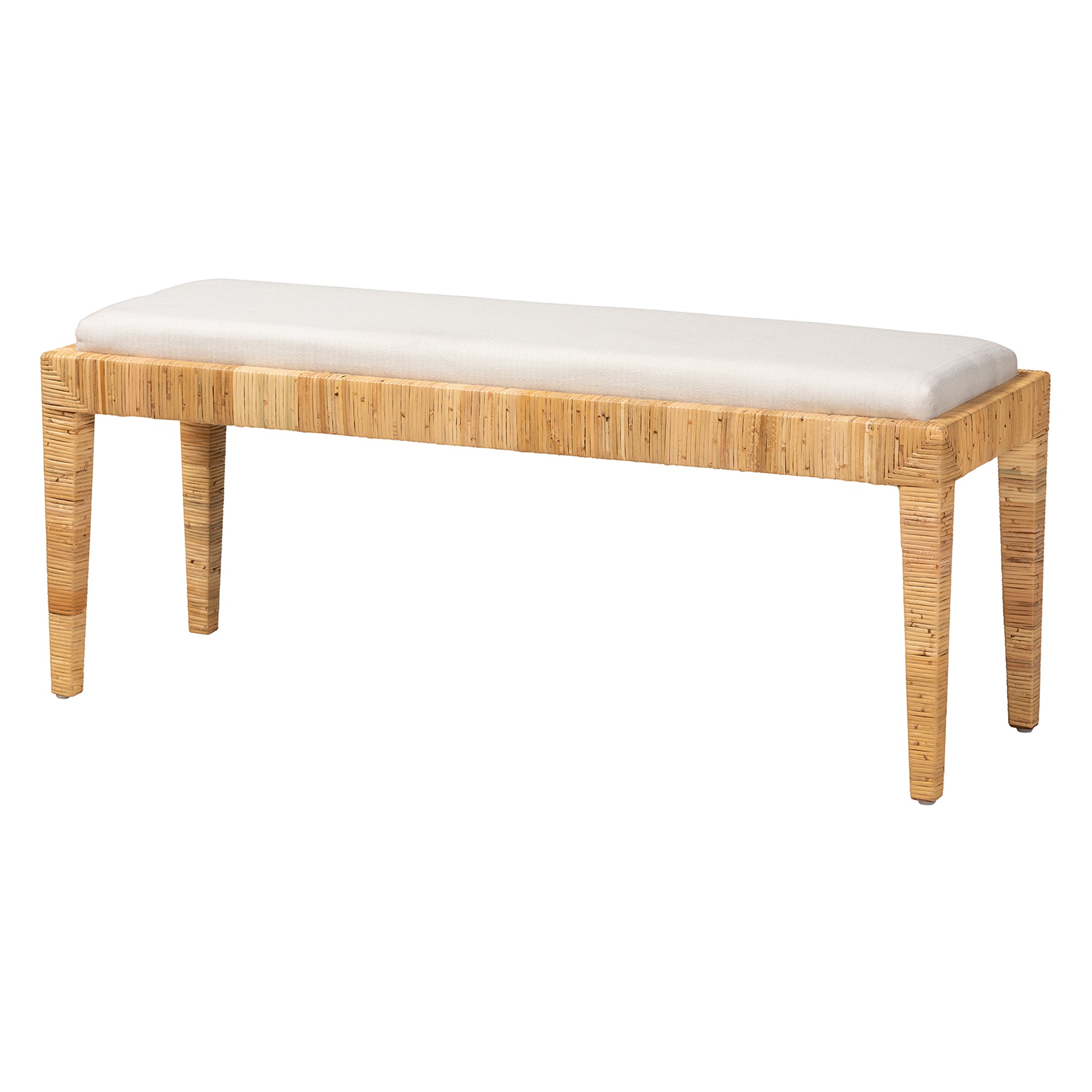 Barry Rattan and Mahogany Wood Bench