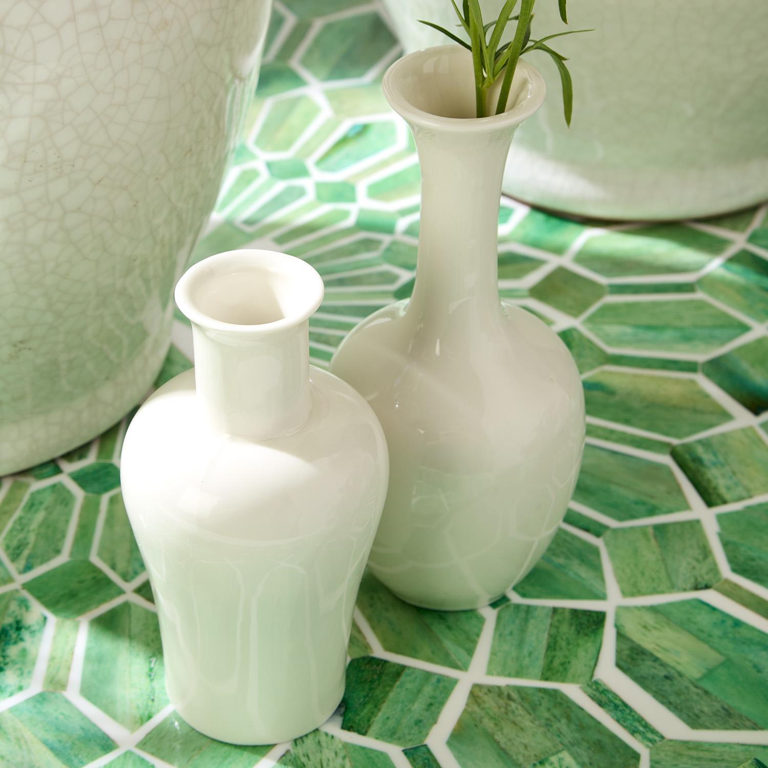 Classic Porcelain Vases, Set of 5