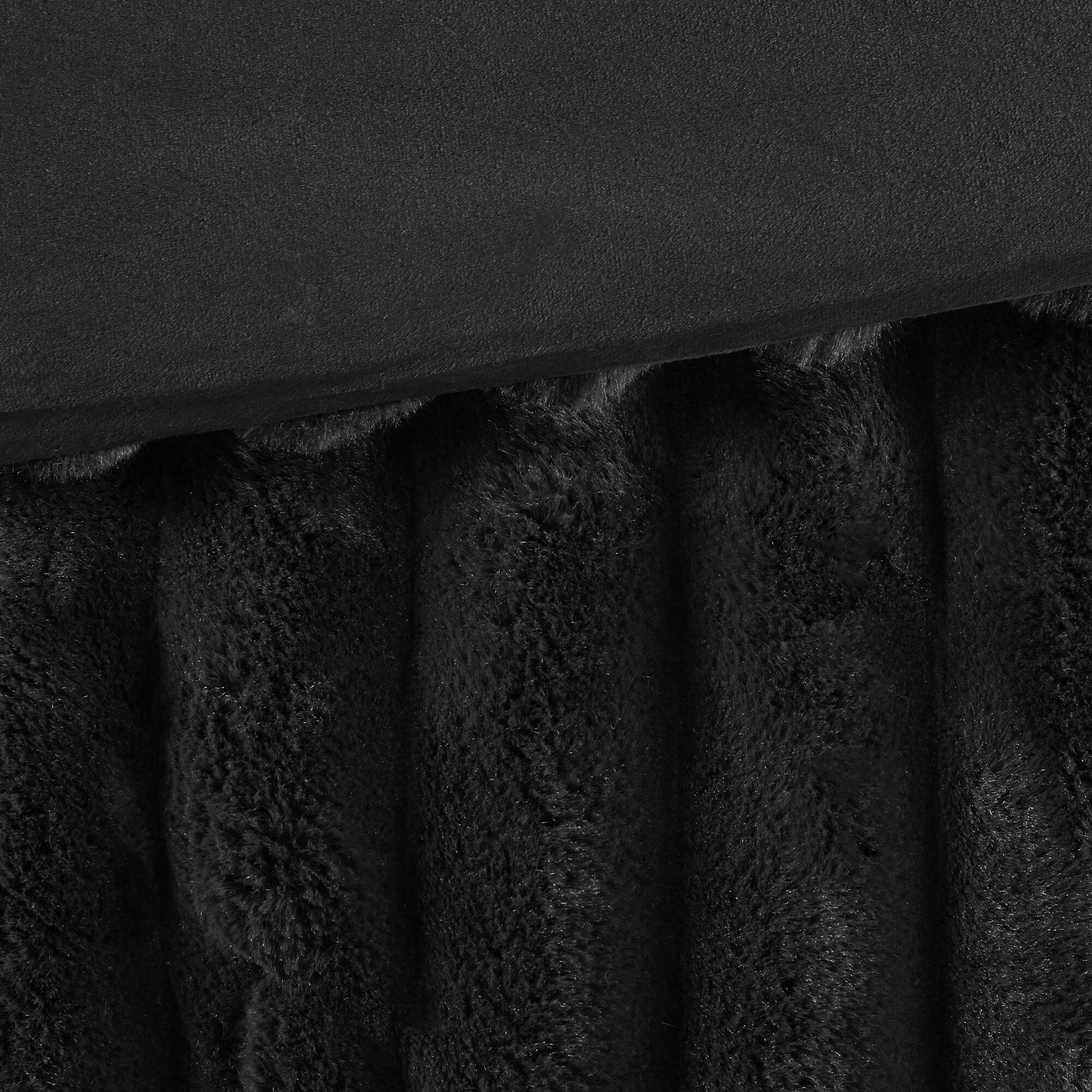 Ultrasoft Faux Fur Ribbed Comforter Set