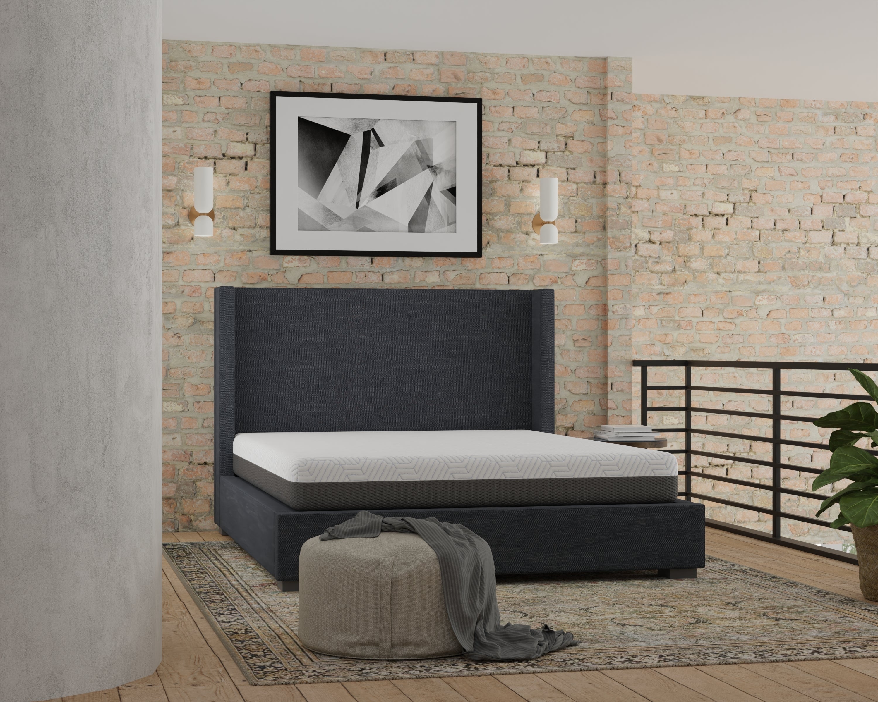 BedTech Pur Chill 10" Medium Firm Mattress With Phase Change Cooling Fabric