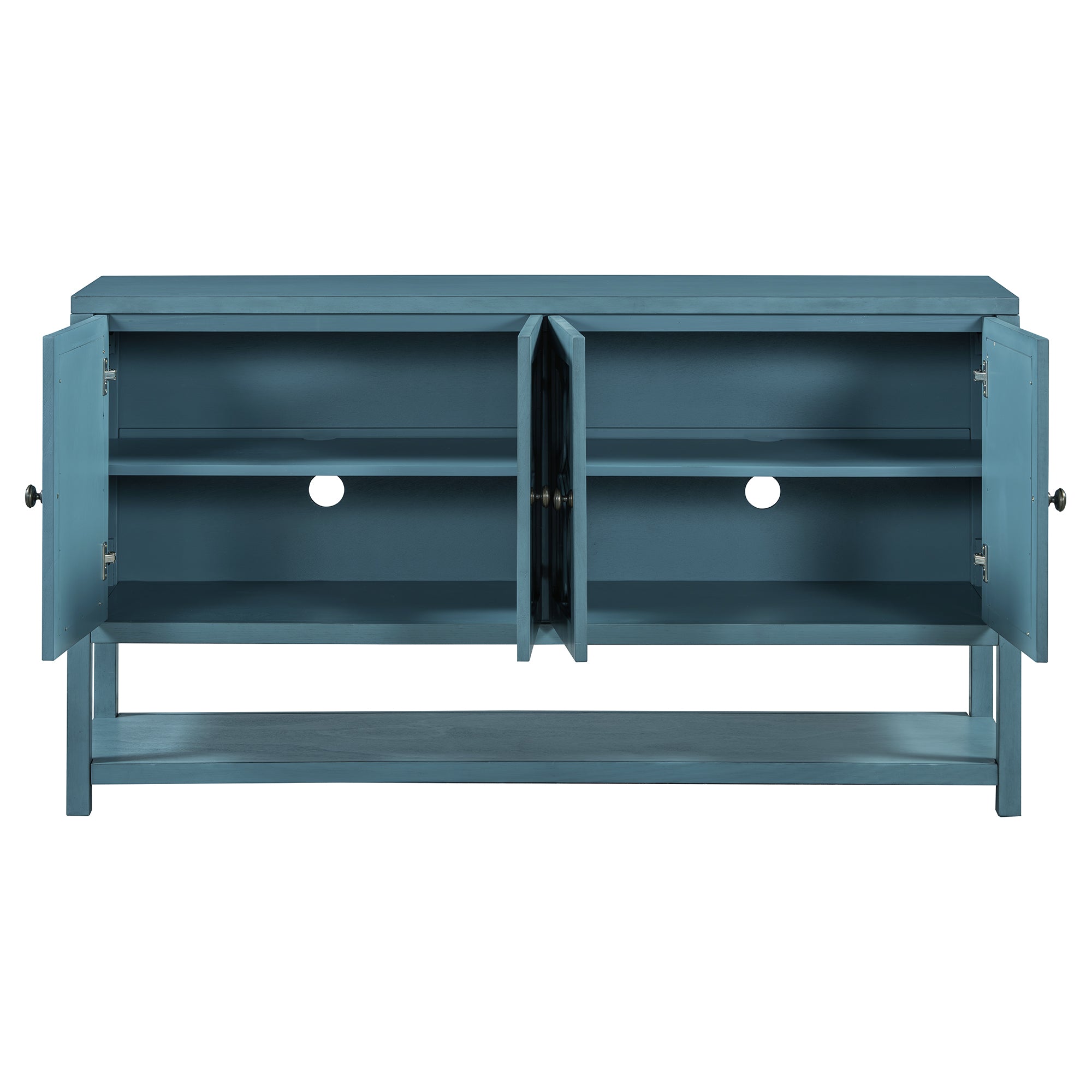 Mirrored Door Console Table