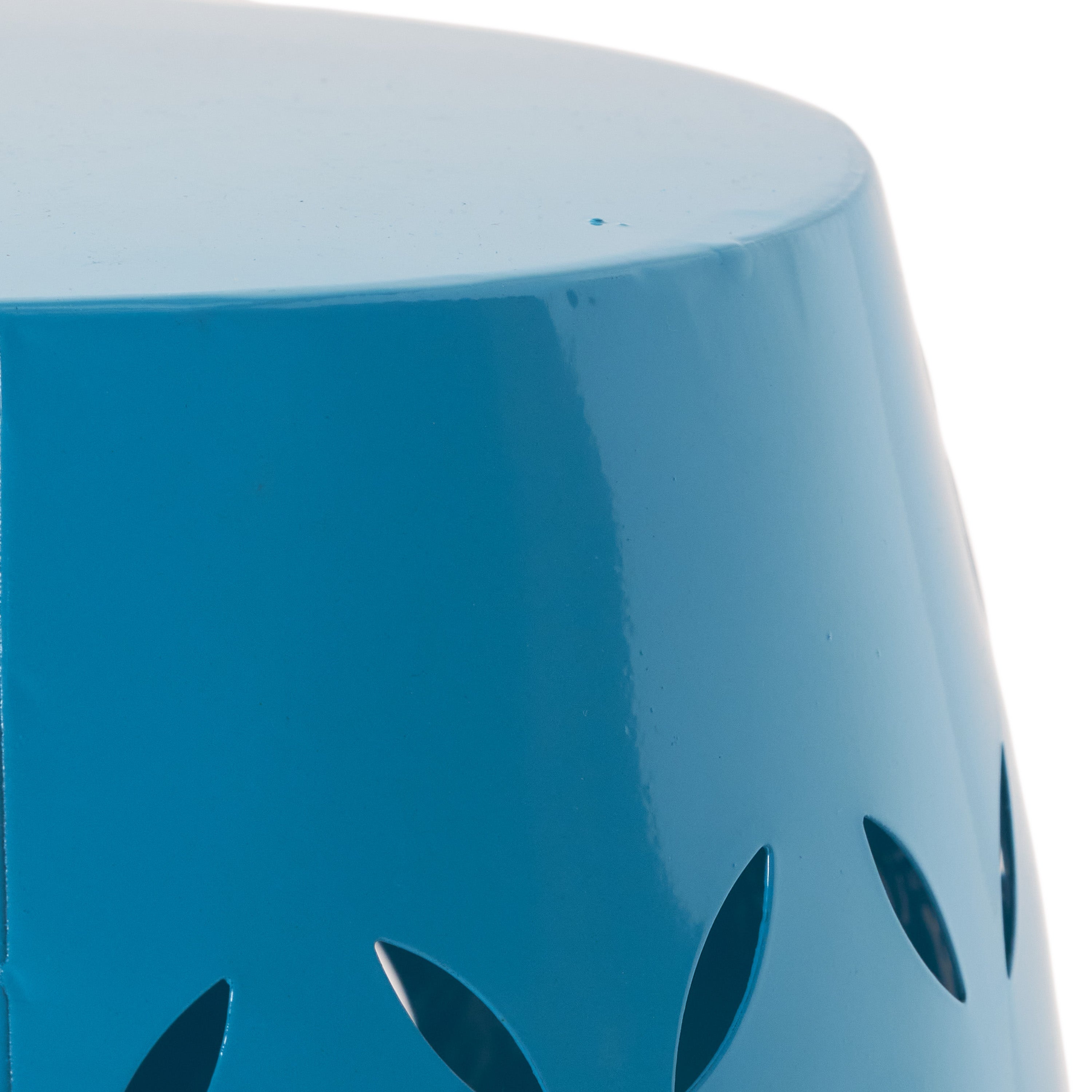Lilac Outdoor Metal Cutout Accent Table
