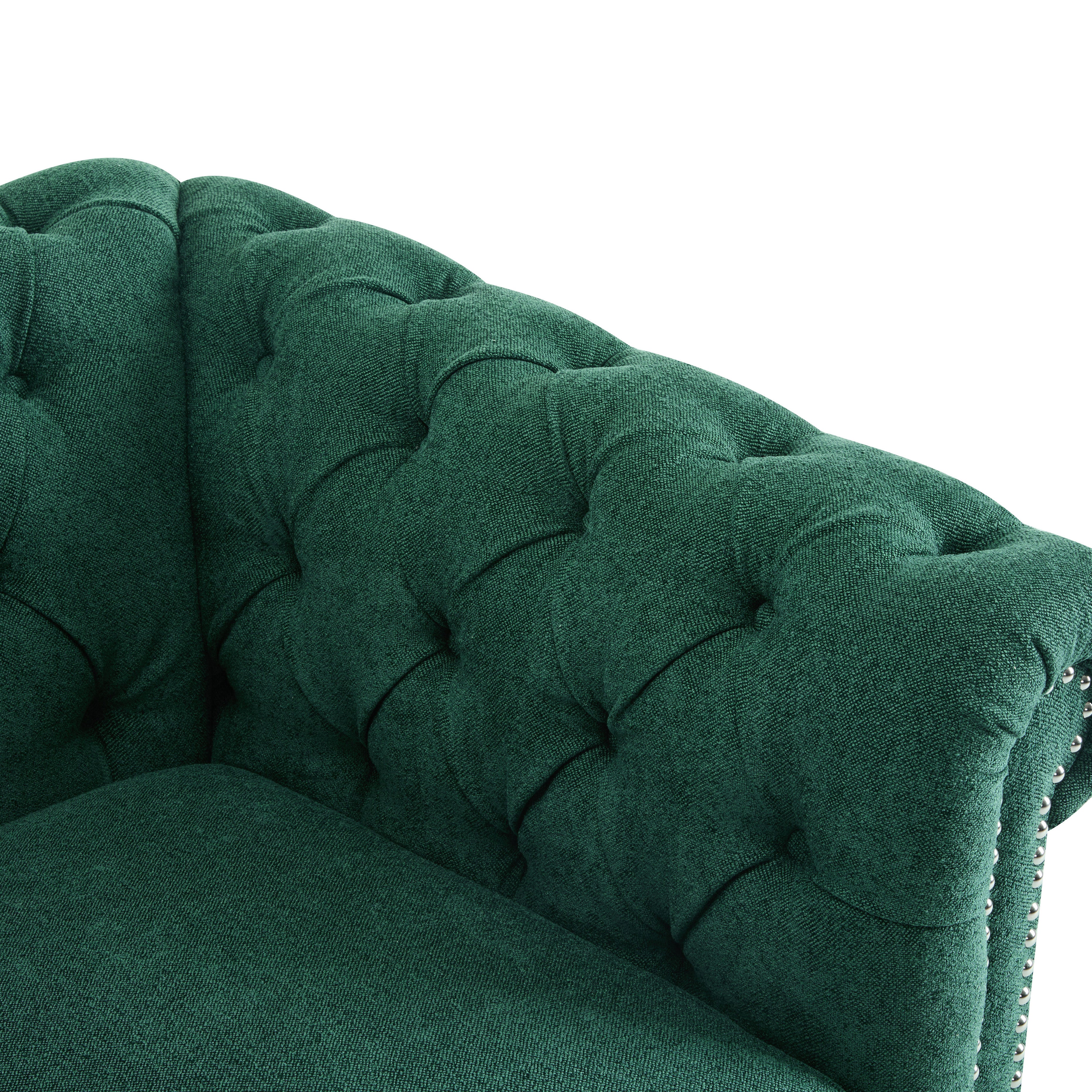Chesterfield Swivel Club Accent Chair
