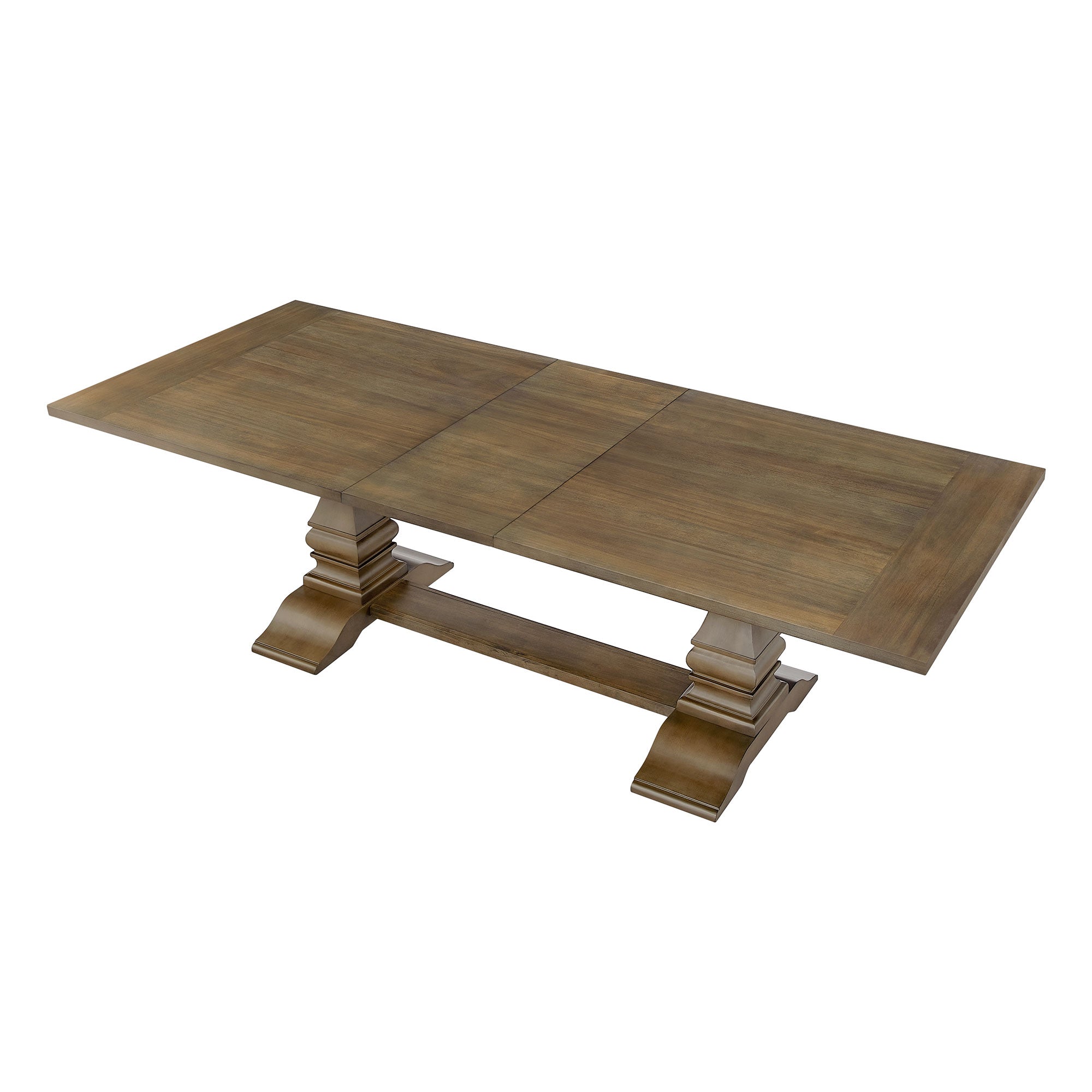 7-Piece Mid Century Extendable Wooden Dining Set