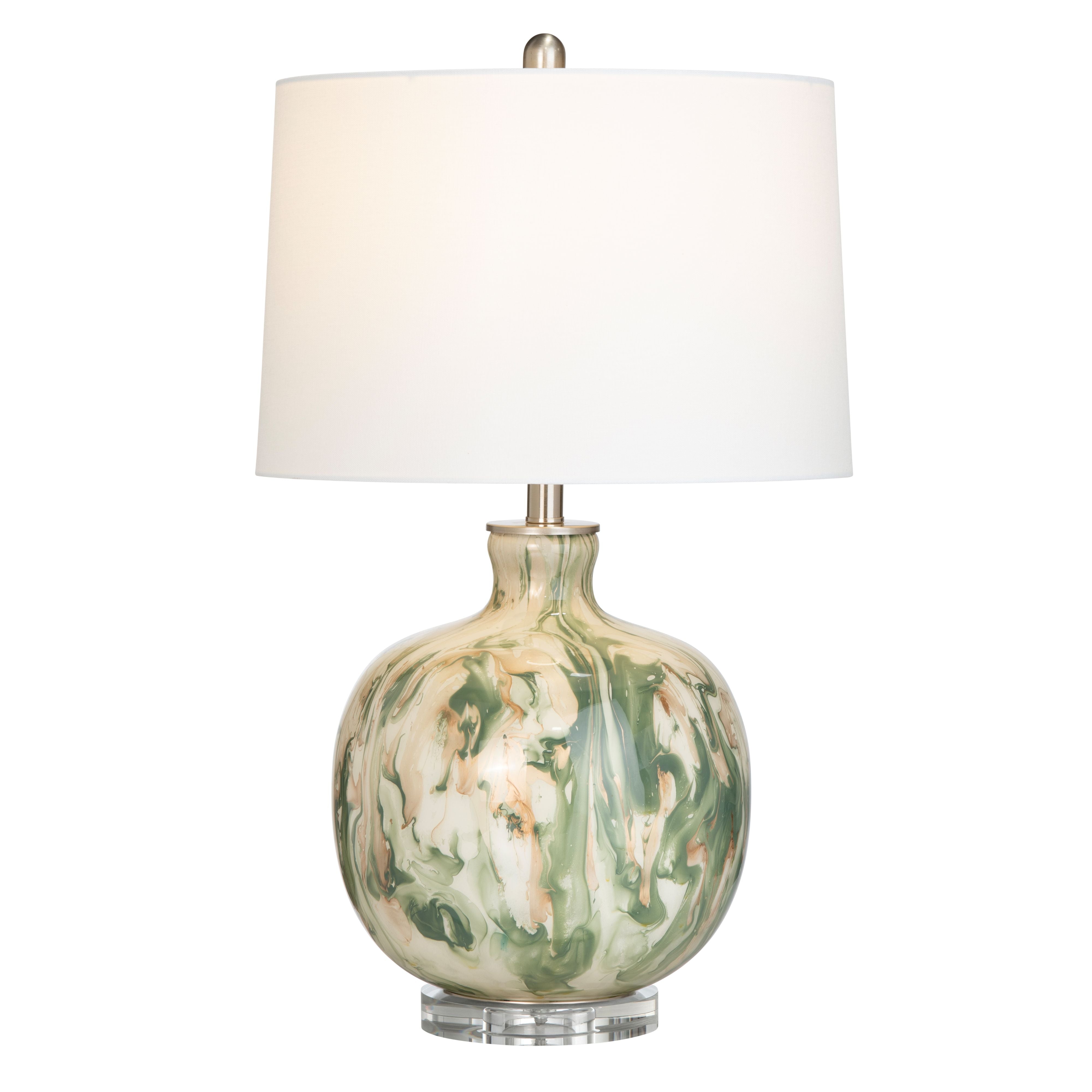 Hand Finished Glass Table Lamp